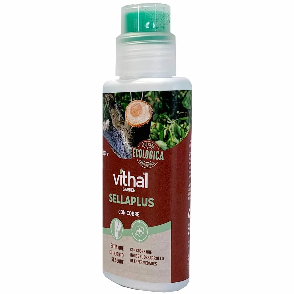 VITHAL Pasta Cicatrizante Sellaplus 290g - Protege y Cicatriza Árboles Frutales y Arbustos Tras Poda e Injertos, Protección Contra Heridas y Daños Climáticos