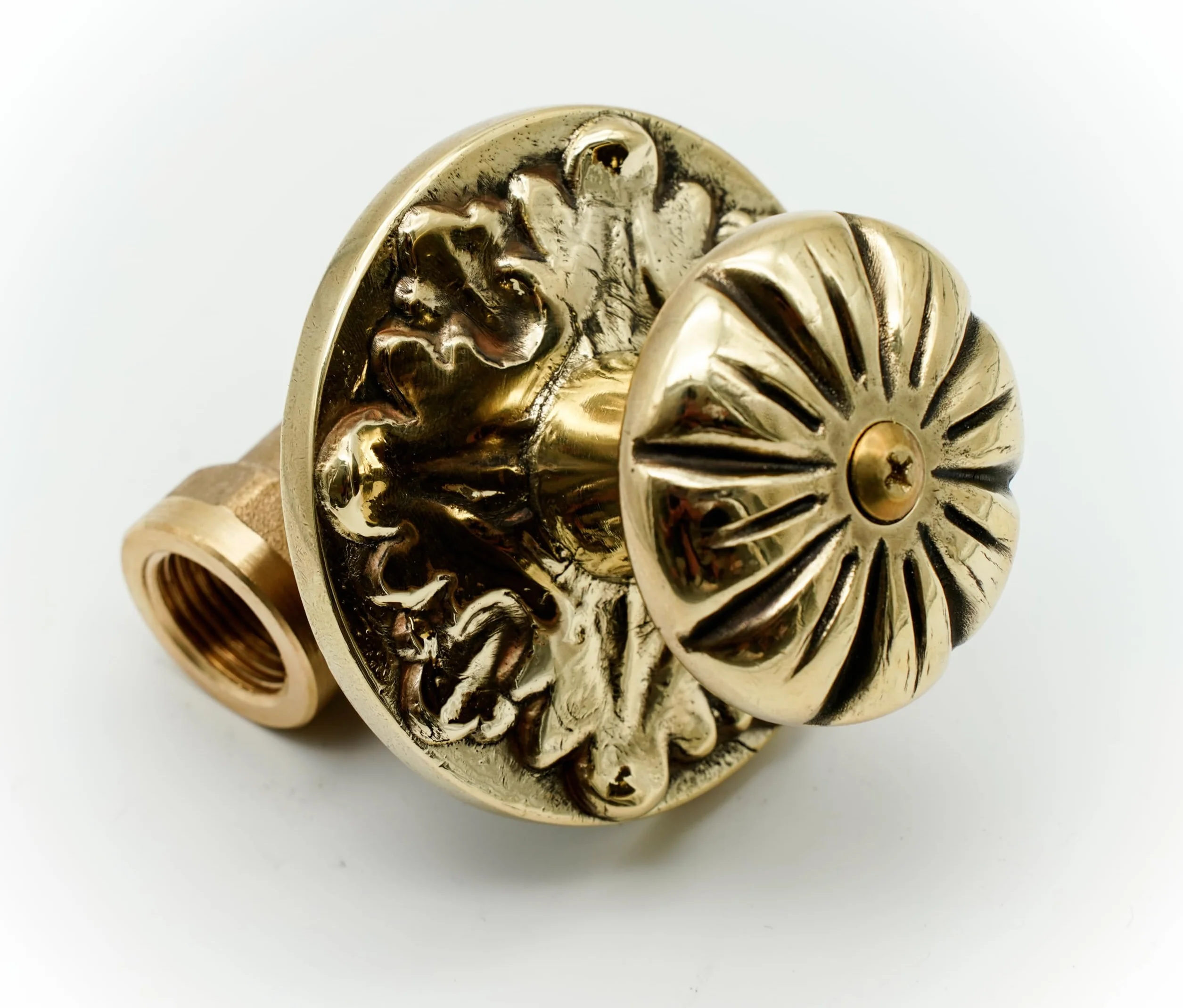L'Artistica F.LLI PERINCIOLI | Grifo empotrado con tornillo casquillo FF 1/2" M, grifo de latón para fuentes de columna o pared, 51 x 48 mm