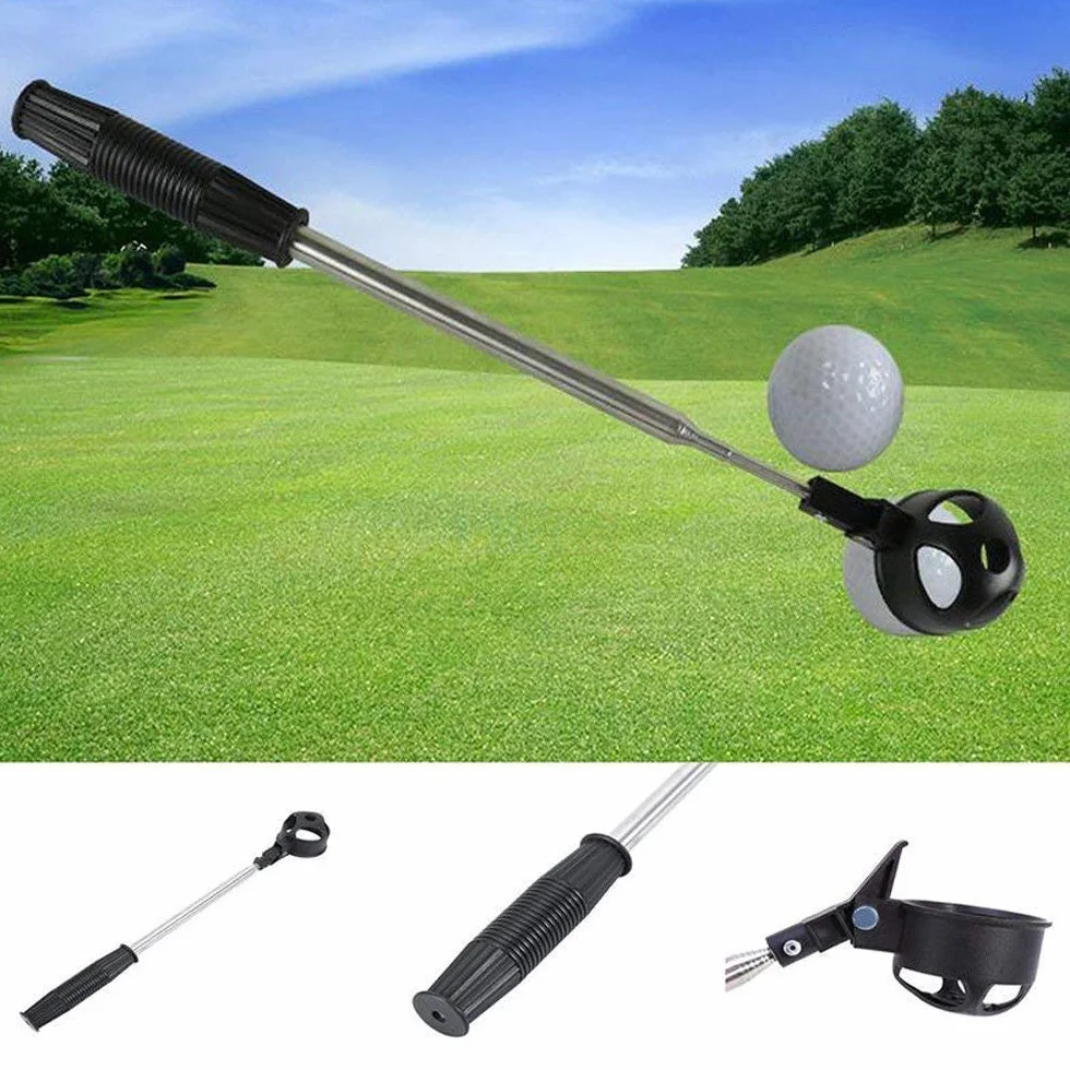 Recogepelotas Telescópico de Golf Portátil 2 m