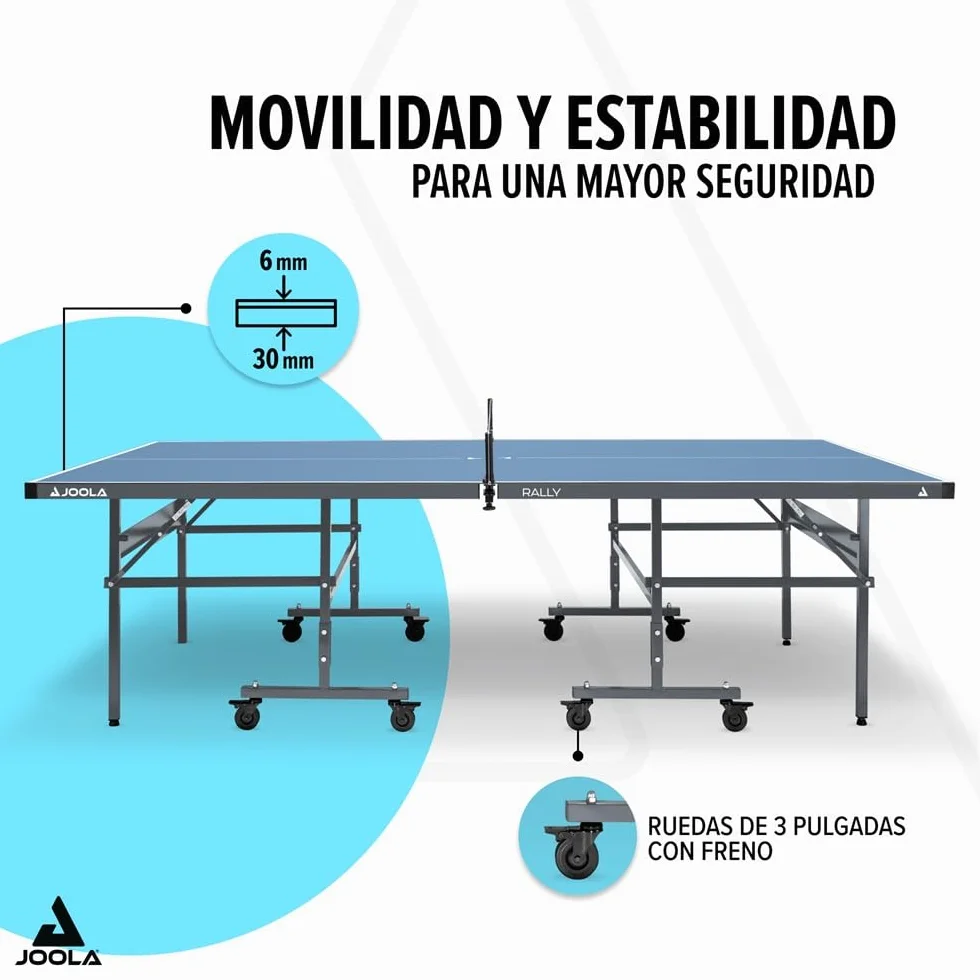 JOOLA Mesa de Ping Pong Exterior Rally Plegable Resistente a la Intemperie