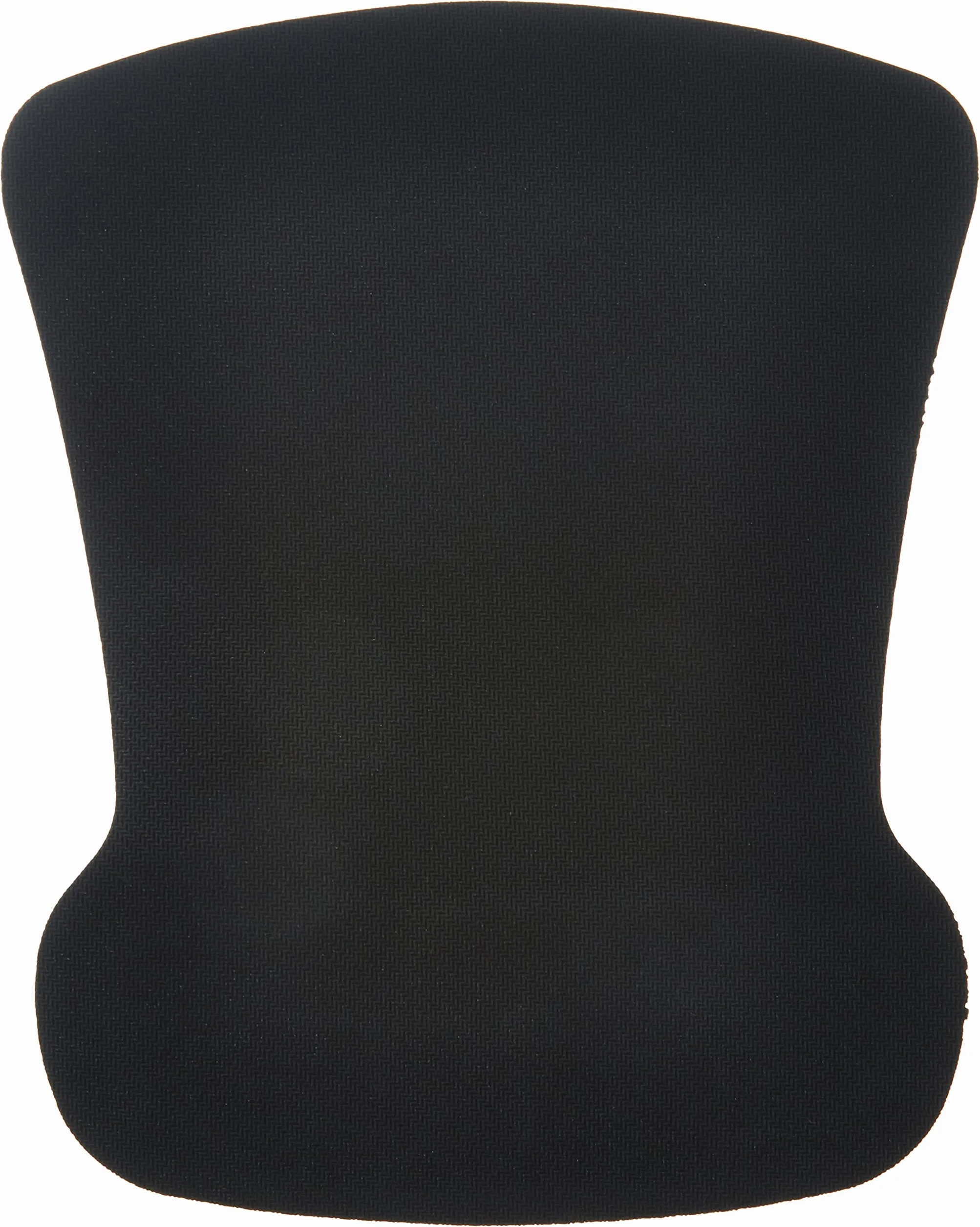 Amazon Basics Alfombrilla para ratón con reposamuñecas de Gel, 20 x 25 cm, Negro