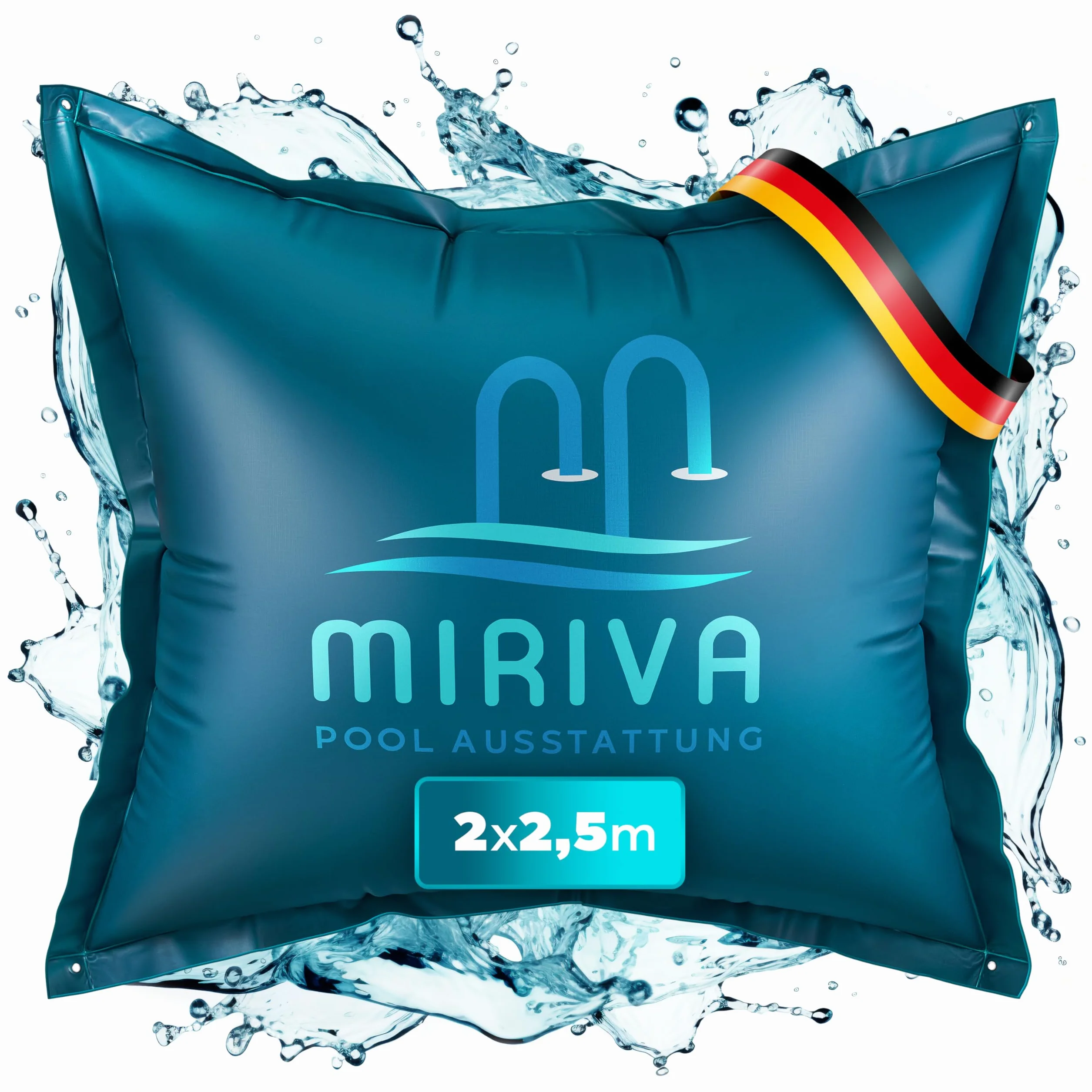 Cojín de piscina de invierno – 2 x 2,5 m – Cojín de piscina invernal – Cubierta de piscina de invierno – Cojín de aire para piscina (2 x 2,5 m)