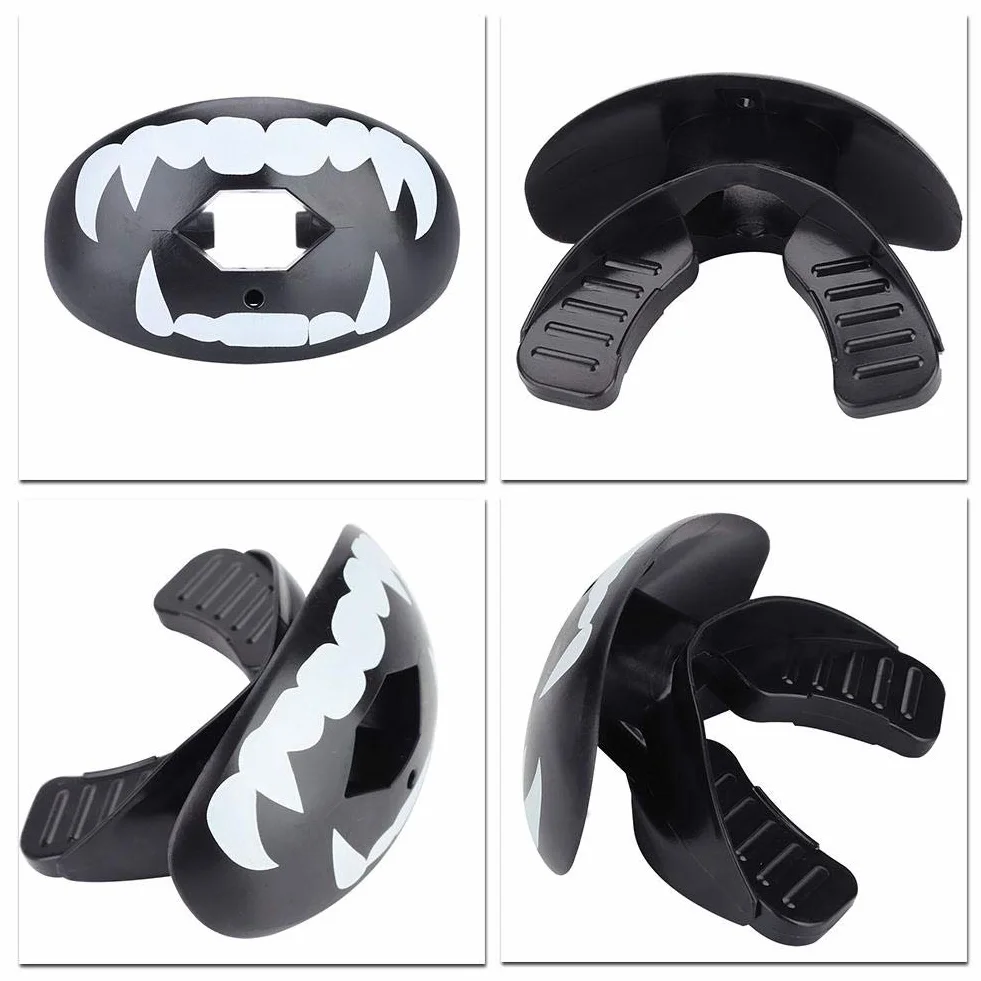Protector Bucal Grado Alimenticio TPR 4 Colores Boxeo Fútbol Rugby Deportes