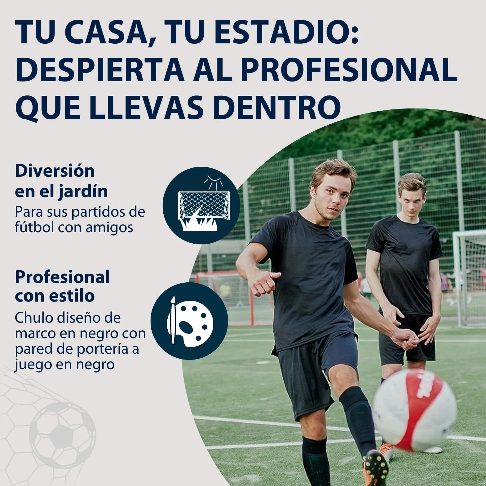 Hudora Trainer Mit Torwand - Portería de fútbol Unisex Adulto