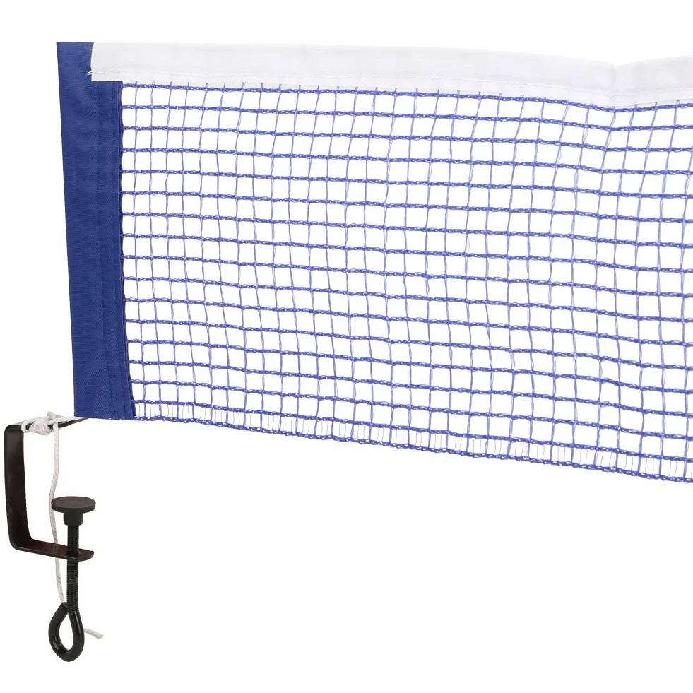 Keenso Red de Mesa de Tenis con Soporte de fijación, Portátil de Poliéster Accesorios de Recambio Deportivos