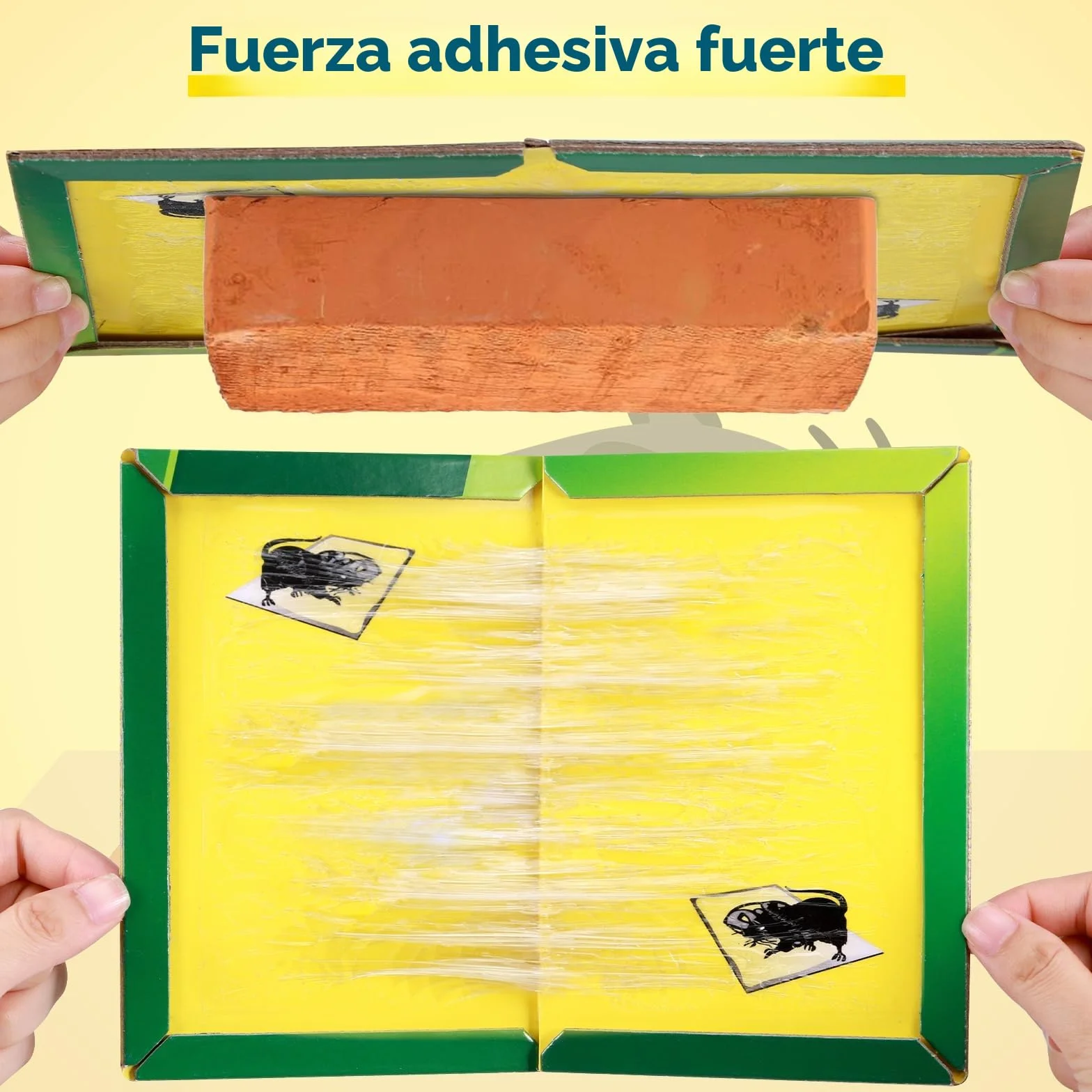 14Pcs Trampa Pegamento Ratones, Profesional Trampas para Ratones Ecológicas, Trampa Adhesiva para Ratas, Potentes Trampas para Ratas Grandes Adhesivas, Trampas Ratas Apto para Cucarachas Y Arañas