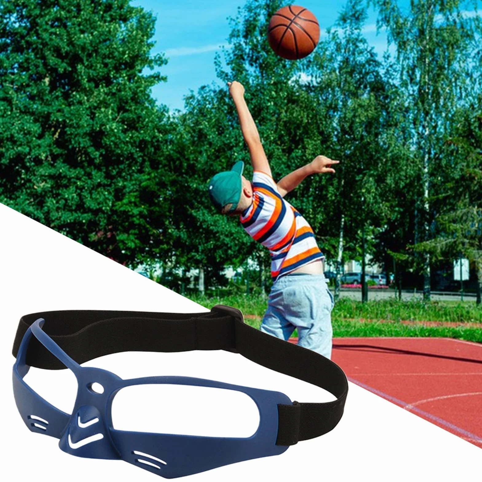 Gafas de Regateo Deportivas Baloncesto Equipo Protección Entrenamiento Jugadores