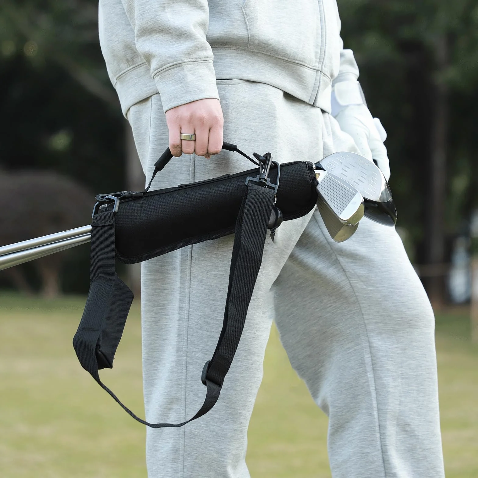 Bolsa para palos de golf mini ligera portátil entrenamiento