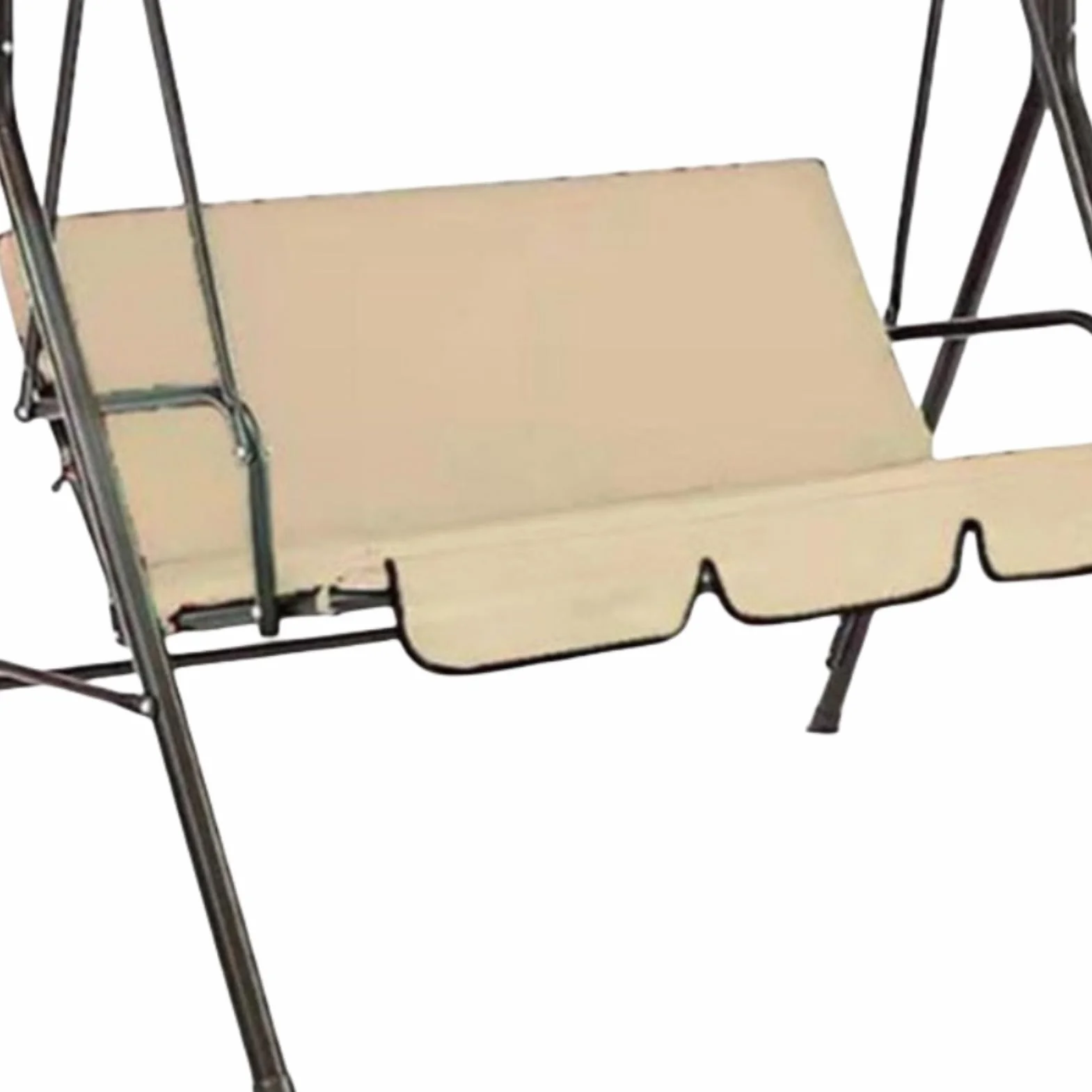 Funda impermeable para balancín – tafetán de poliéster 190T (150 x 150 cm) – Funda de repuesto para balancín de jardín de 3 plazas – resistente a los rayos UV, ligera y plegable (gris)