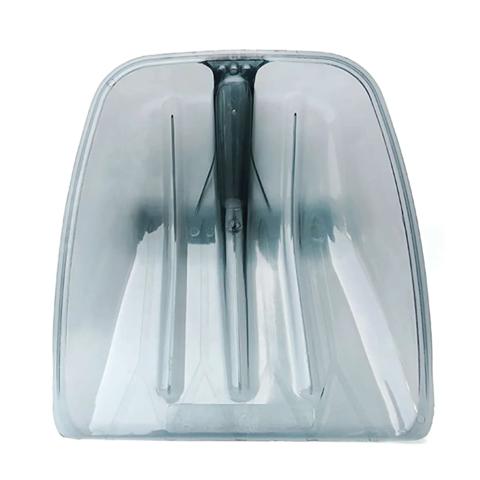 Pala de Nieve, Cabeza de Pala, Palas cuadradas con Mango Recto de Madera, Pala de Nieve de Polipropileno Transparente, Resistente y Duradera, Fuerte Capacidad de Carga, para Entrada de vehíc