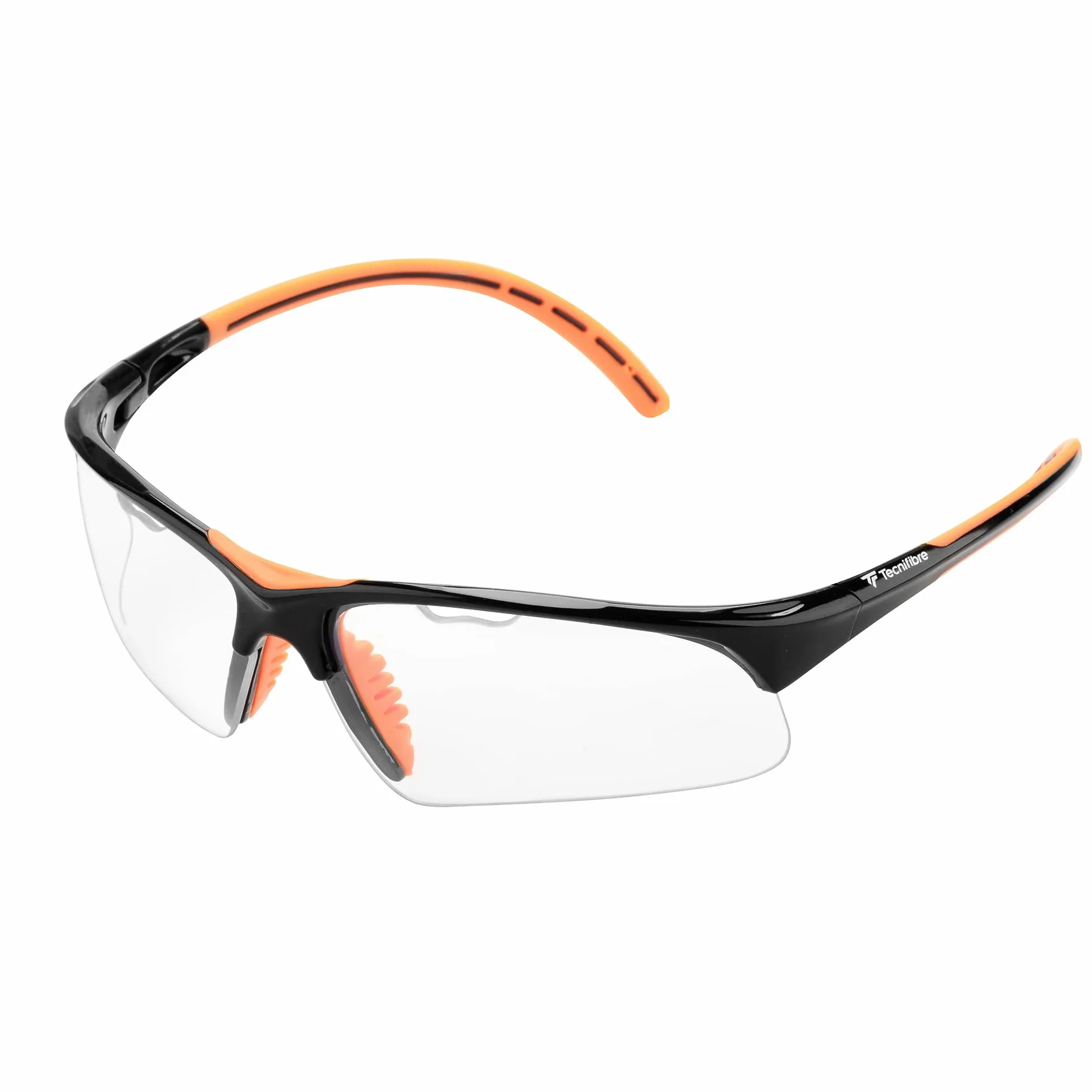 Tecnifibre Gafas de protección squash negro naranja