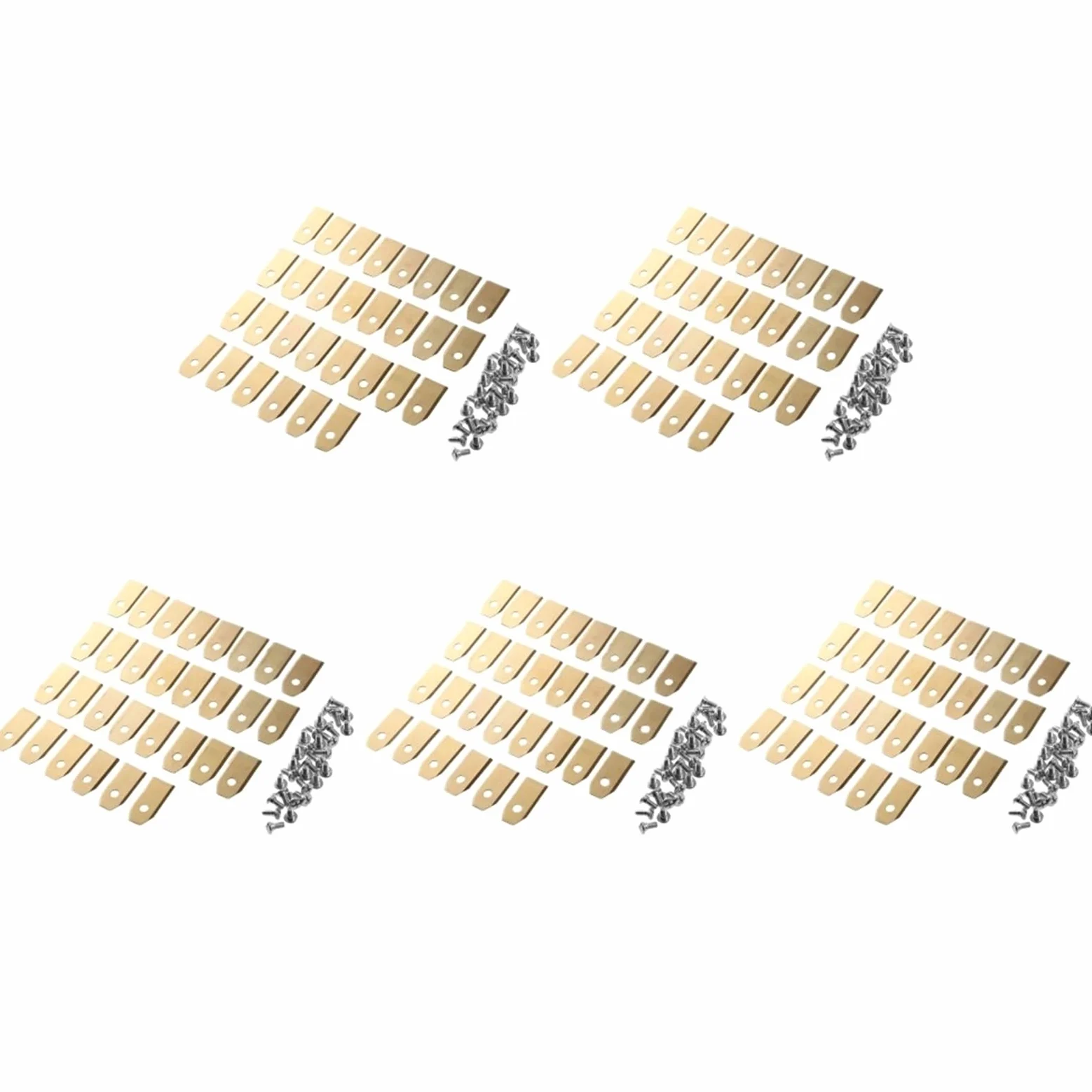 Paquete De 60-150 Cuchillas De Repuesto De 0,7 MM, Compatibles con Husqvarna, Automower, Compatible con Gardena, Pieza De Repuesto For Cortacésped | Gold 150pcs