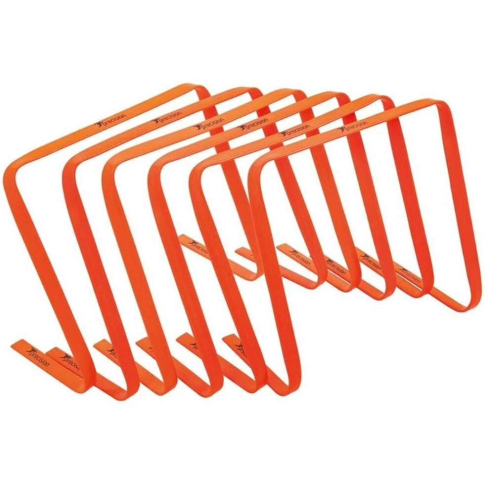 Precision Flat Hurdles Set of 6 Training Hurdles