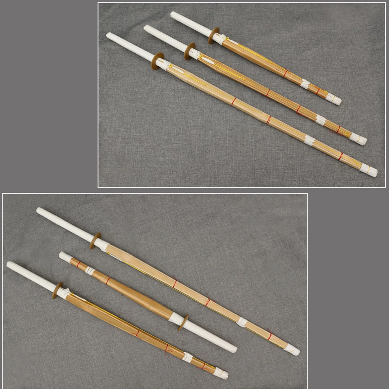 Espada samurái de bambú Natural 80 cm,100 cm,120 cm Katana de Madera Japonesa Hecha a Mano para Entrenamiento Kendo Cosplay