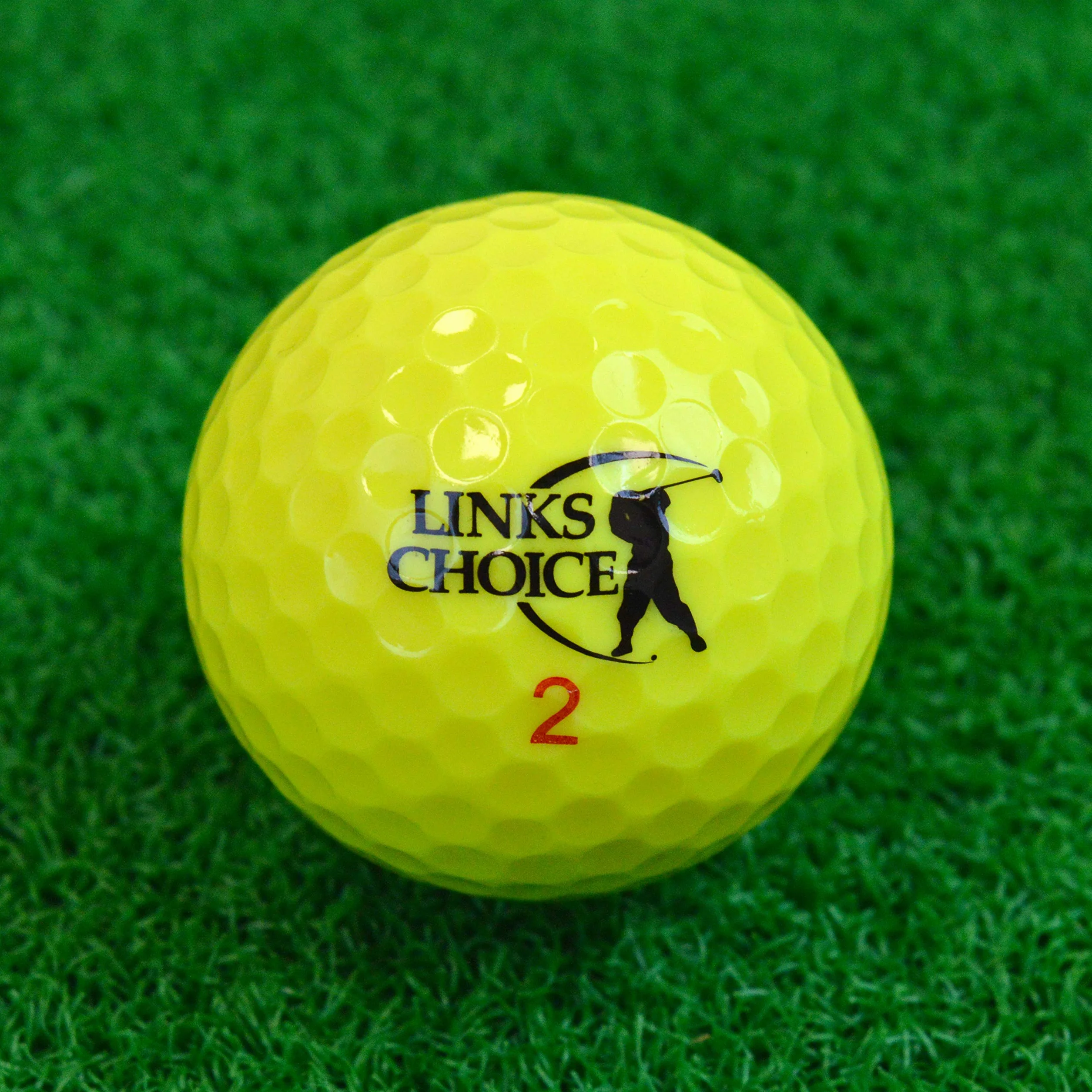 Links Choice High-Visibility Coloured Optic Golf Balls Pelotas