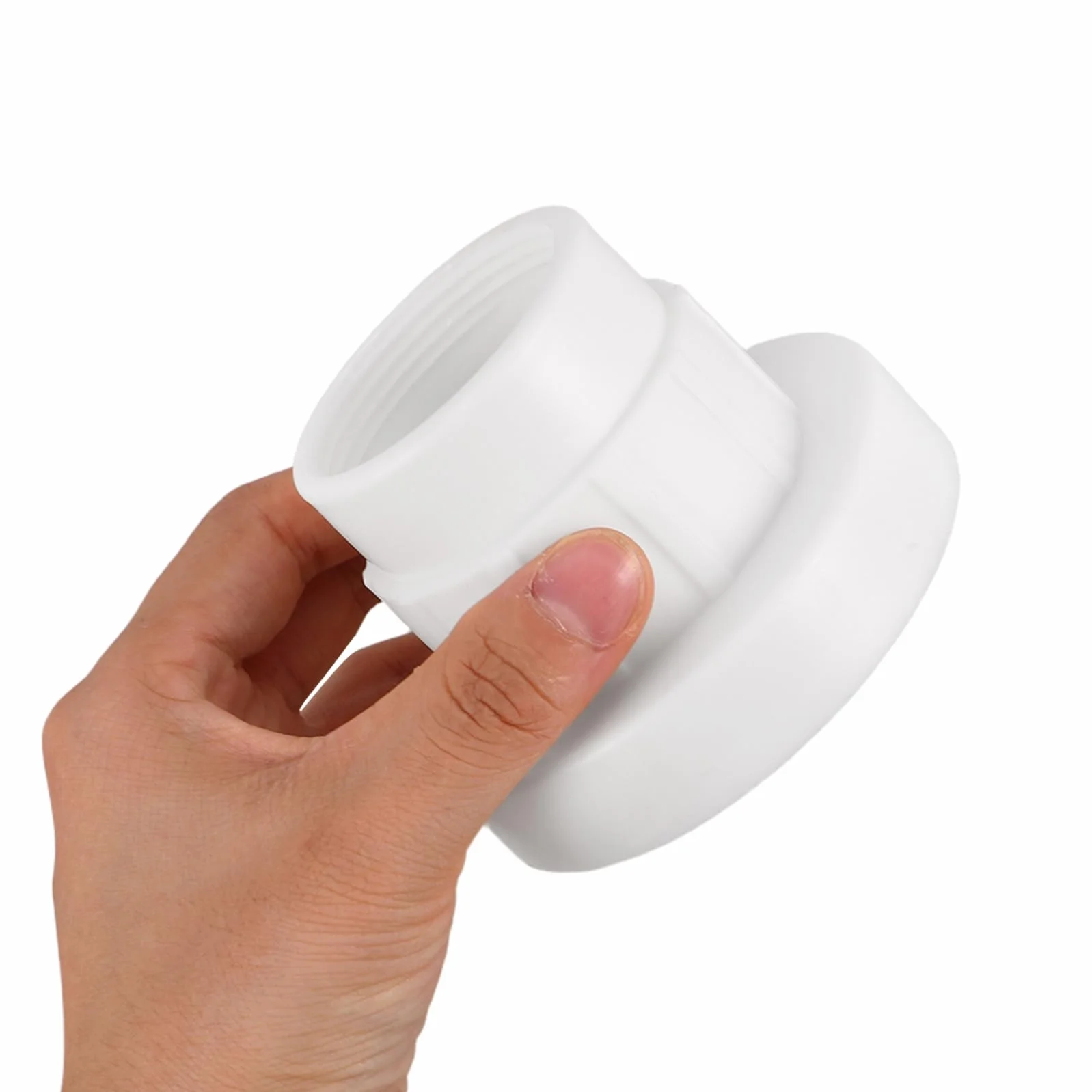 Toyvian Adaptador de Fuente para Piscina, Doble Rosca Triple Capa Conector de Cascada Compatible con Accesorios De Fuentes Soporte de Salida de Agua para Enfriador de Piscina Jardín y Exterior
