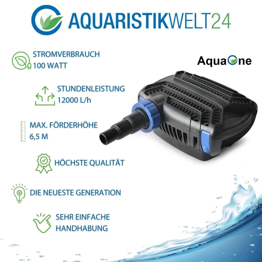 AquaOne 29 CPF 75000 - Filtro de presión para estanque (120 W, para estanque de hasta 100.000 l, lámpara UVA)