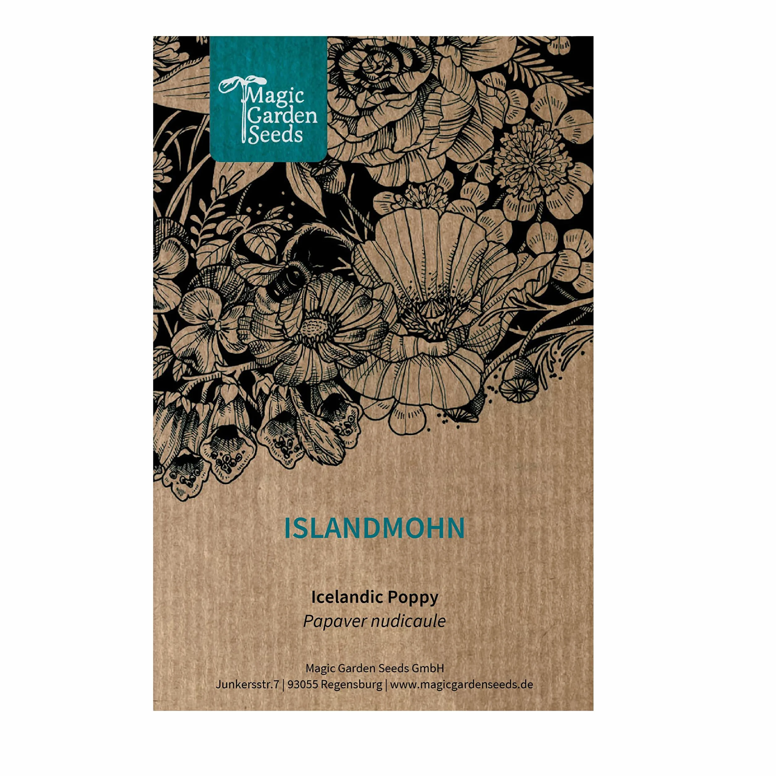 Amapola de Islandia (Papaver nudicaule) aprox. 1200 semillas del arbusto bienal a perenne para el jardín