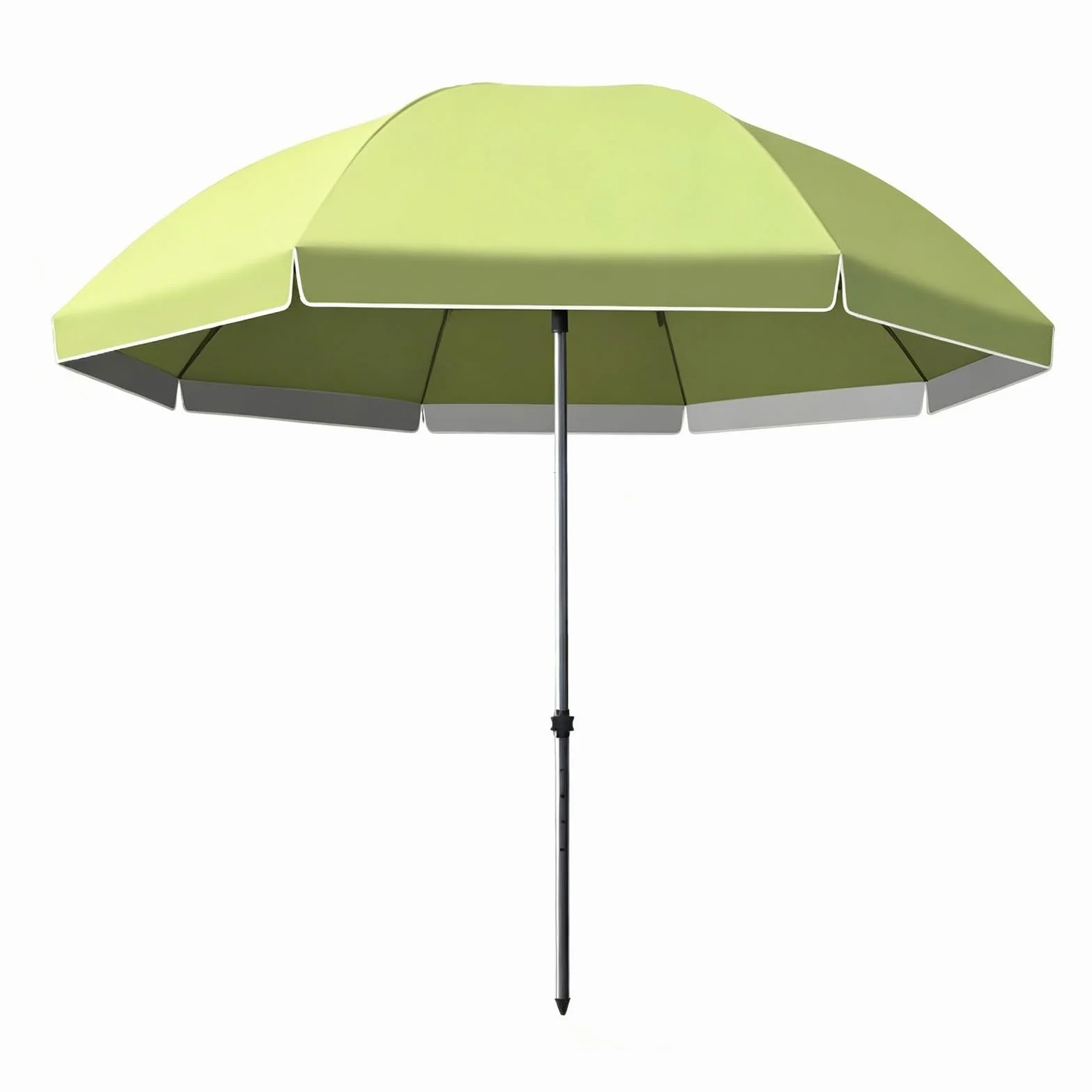 Sombrilla De Jardín Playa Con Forro Anti UV Toldo Redonda(Green,280cm) | Parasol Patios Grande con 8 Costillas, Altura Regulable, Sombrilla Mercado Para Pesca Picnic Terrazas