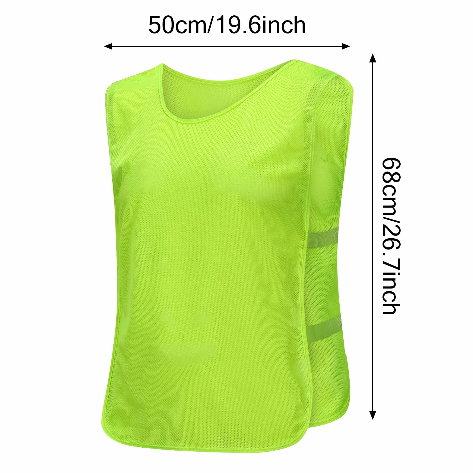Chaleco de Entrenamiento Fútbol 6 Piezas 62x65 cm Transpirable Malla Adultos XL 170-200cm
