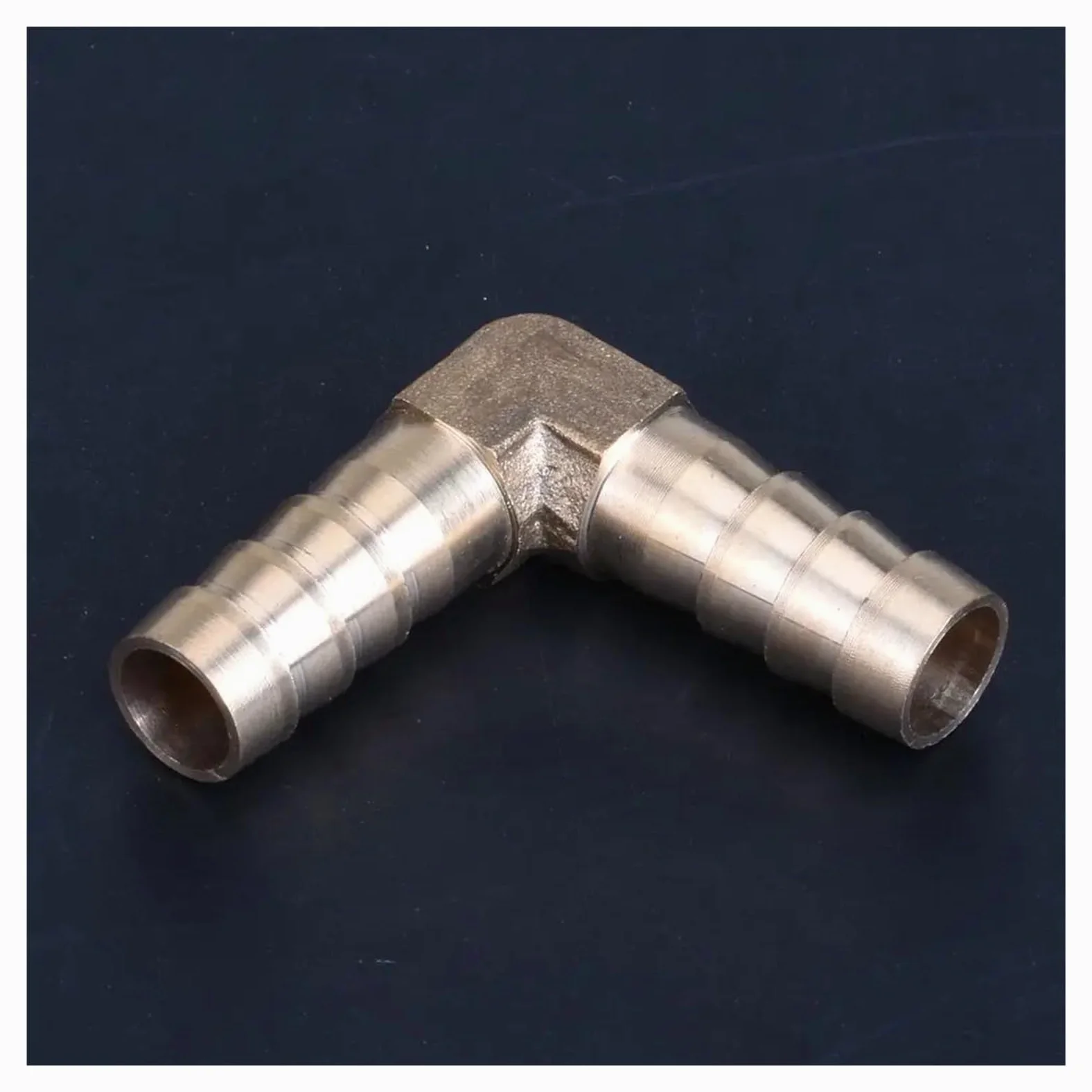 Adaptador Manguera Ducha Accesorio de tubería Manguera púas latón: Acoplamiento Codo Igual/Reductor (4 mm-25 mm) - Adaptador Tubo Conector Cobre for Agua y Aire | 25mm