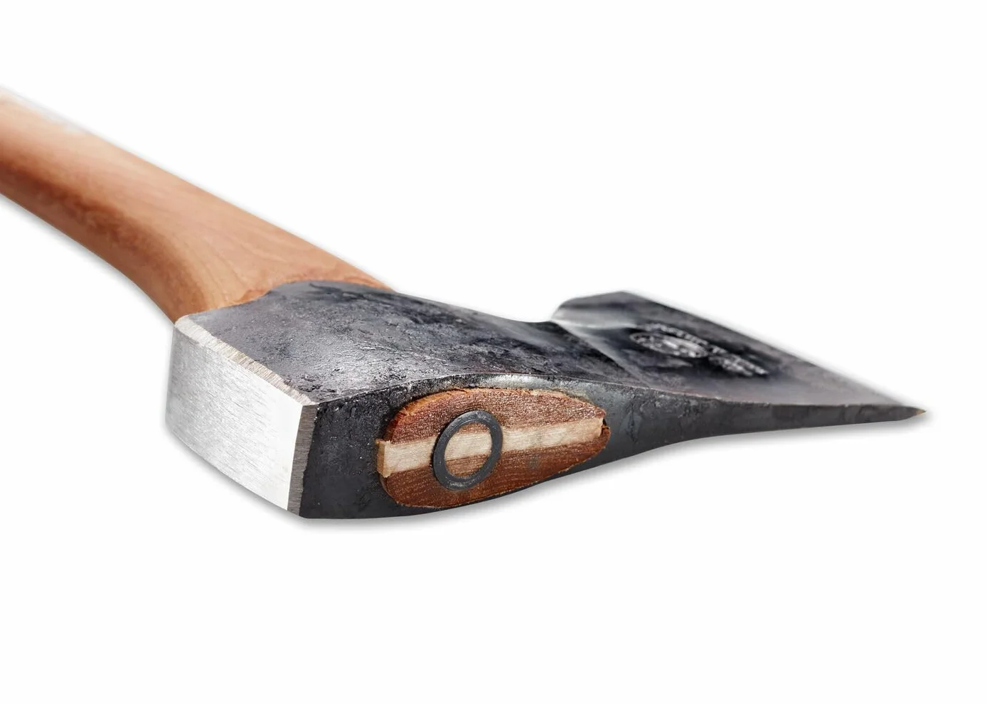 Hacha forjada a Mano de 535 mm de Hierro Forjado | Hultafors | Forjada en Suecia | 1315 g. Hacha de Gama Alta con Mango de Madera de Nogal Americano | Reafilable | 840086