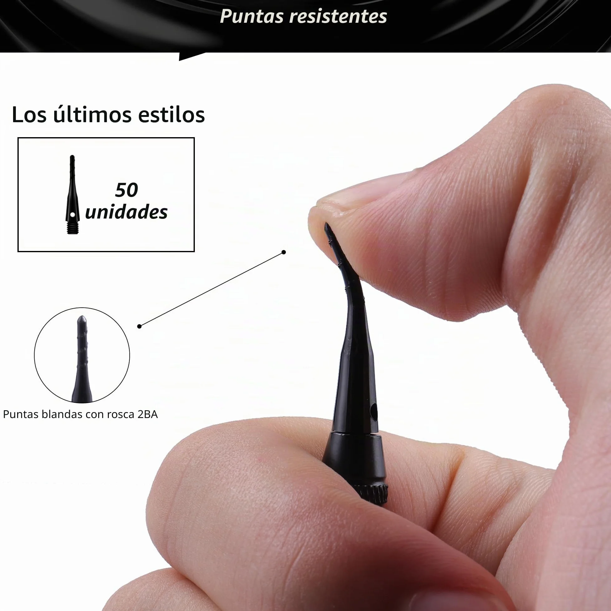 CyeeLife 12 Dardos Punta Plástico para Diana Electrónica, Set de Dardos Profesionales