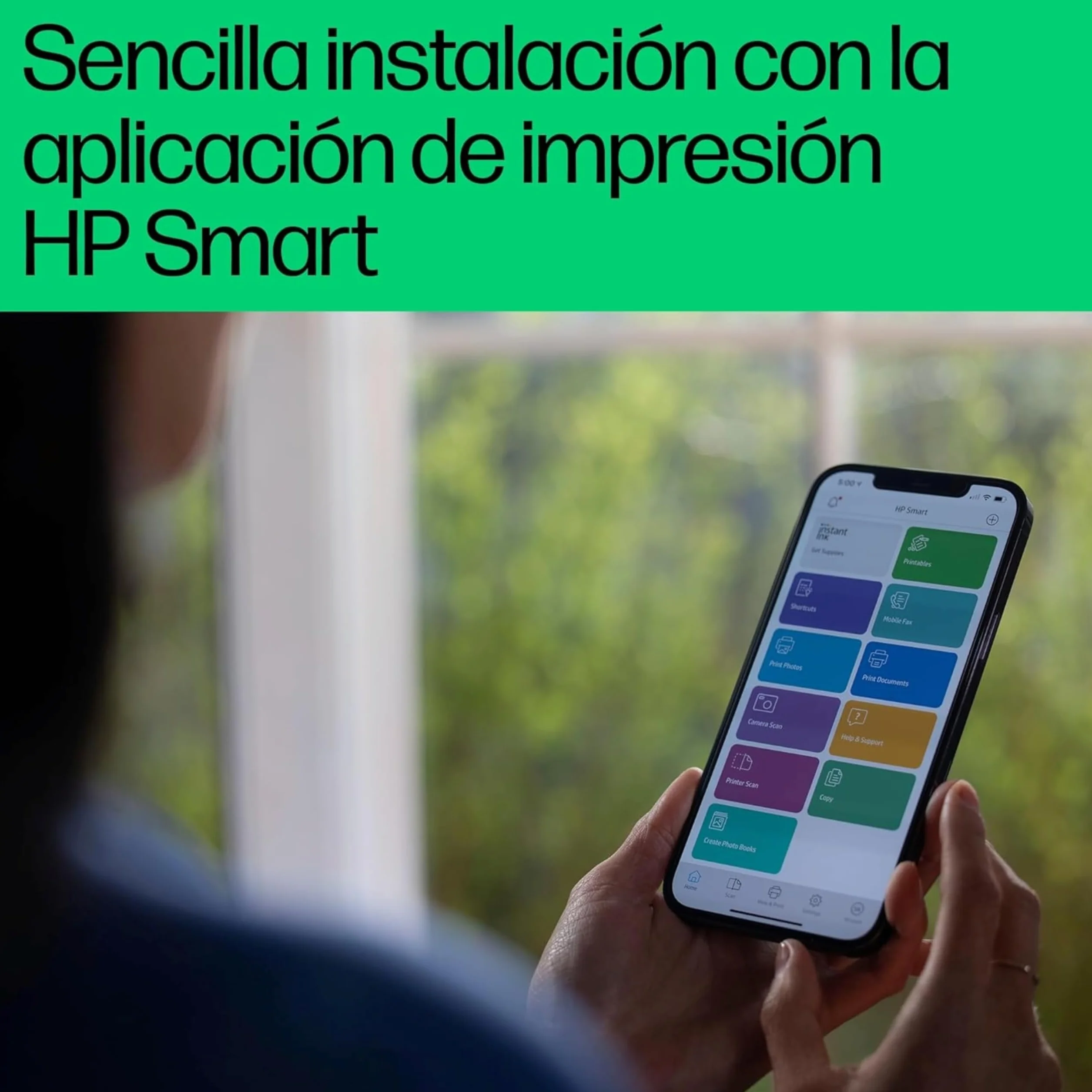 HP DeskJet 2820e Impresora Multifunción de Inyección de Tinta A4 a Color, Impresión a Doble Cara Manual, 7,5 ppm, Wi-Fi, Smart, Blanca