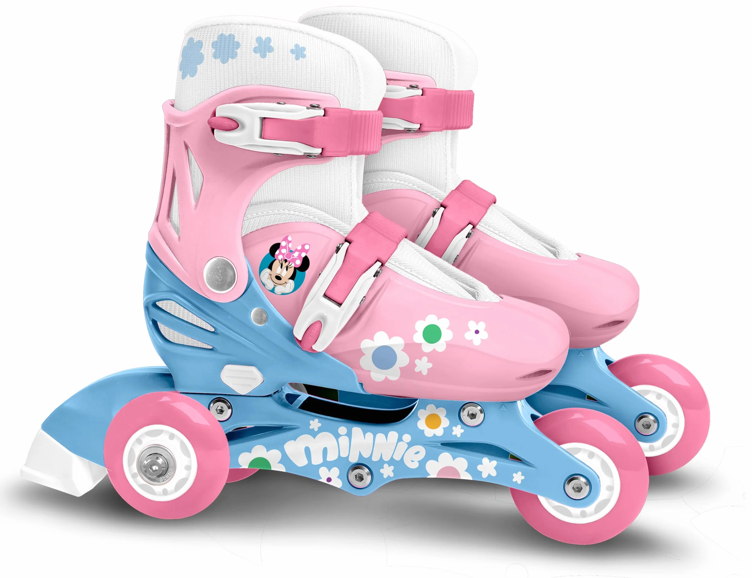 Minnie Adjustable Two in One 3 Wheels Skate Sizes 27-30