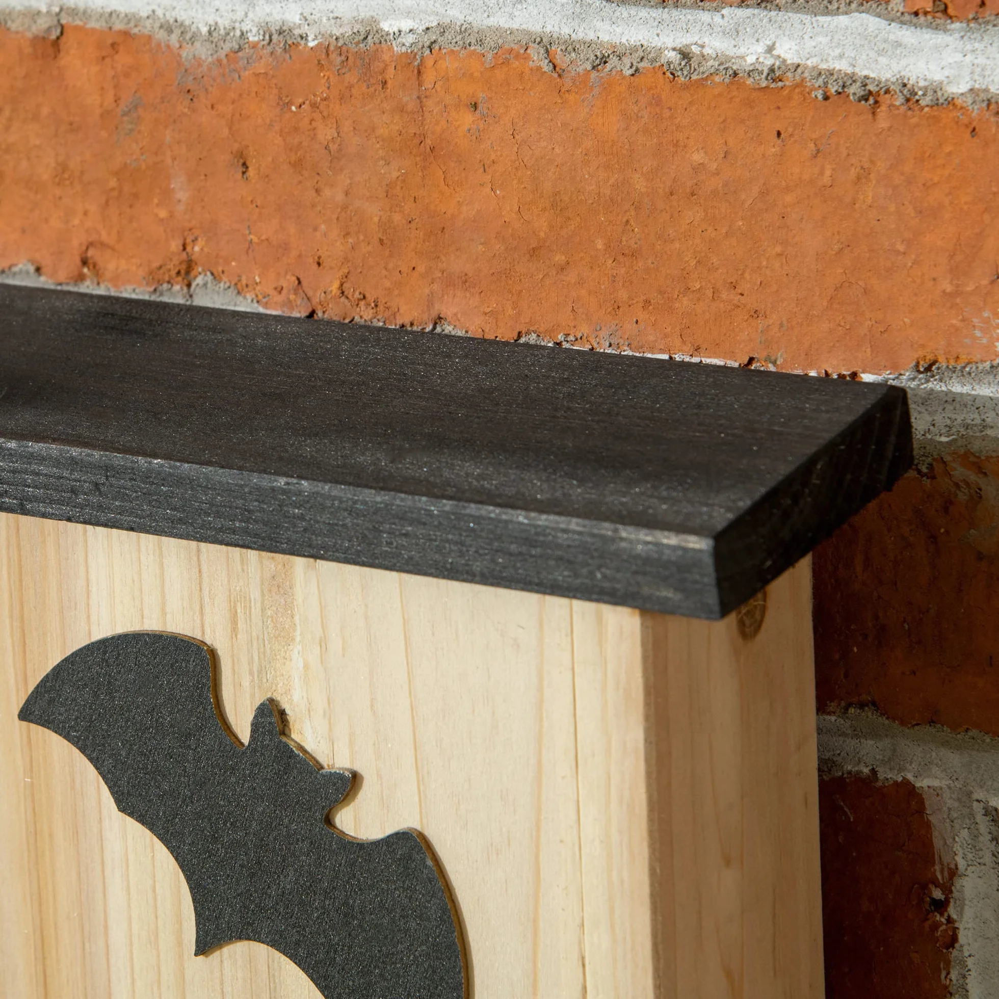 PawHut Juego de 3 Cajas para Murciélagos, Casa Nido para Colgar en Verano e Invierno, Madera de Abeto, 25 x 6 x 37,5 cm, Naturaleza