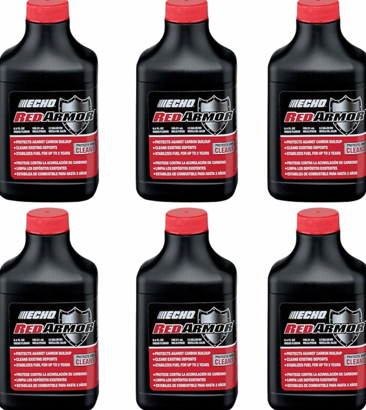 Echo OEM 6,4 oz rojo Armor 2-Cycle aceite de motor 6-Pack 6550025