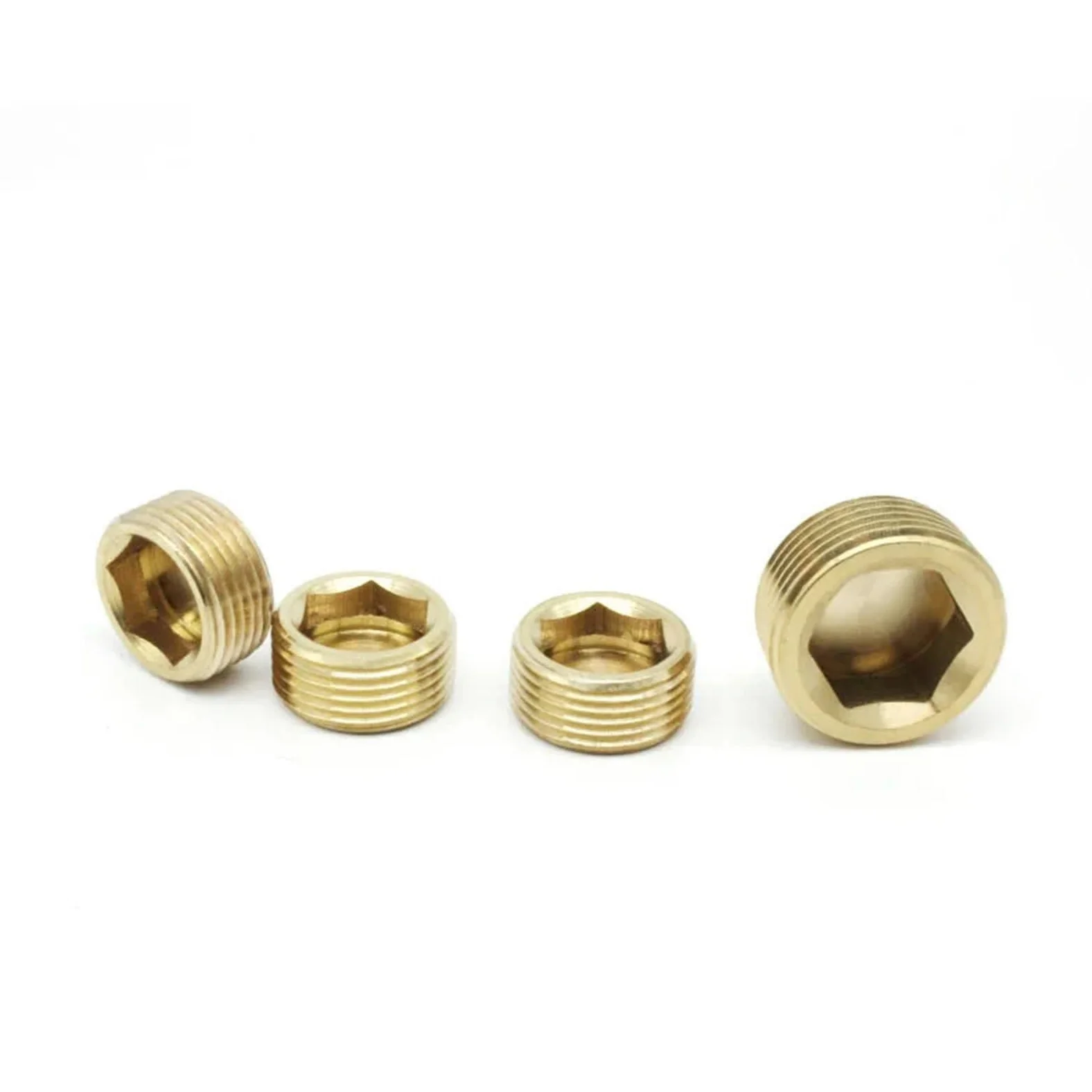 Conector rápido de latón con rosca macho y hembra de 1/8, 1/4, 3/8, 1/2 y 3/4 pulgadas, adaptador universal for grifo.(1l2 Female,10pcs)