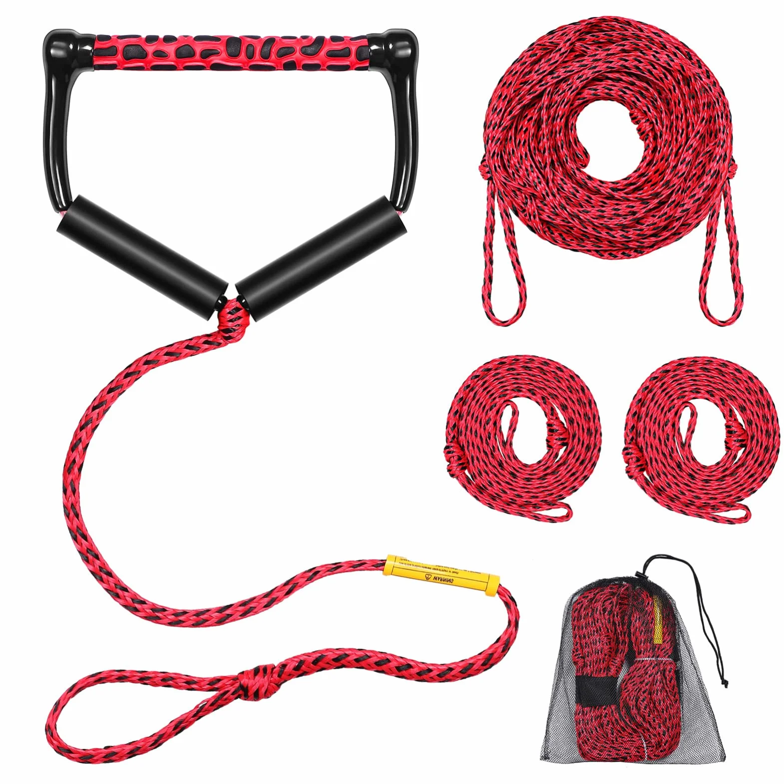 BESPORTBLE Cuerda para Wakeboard Mango Flotante Ajustable