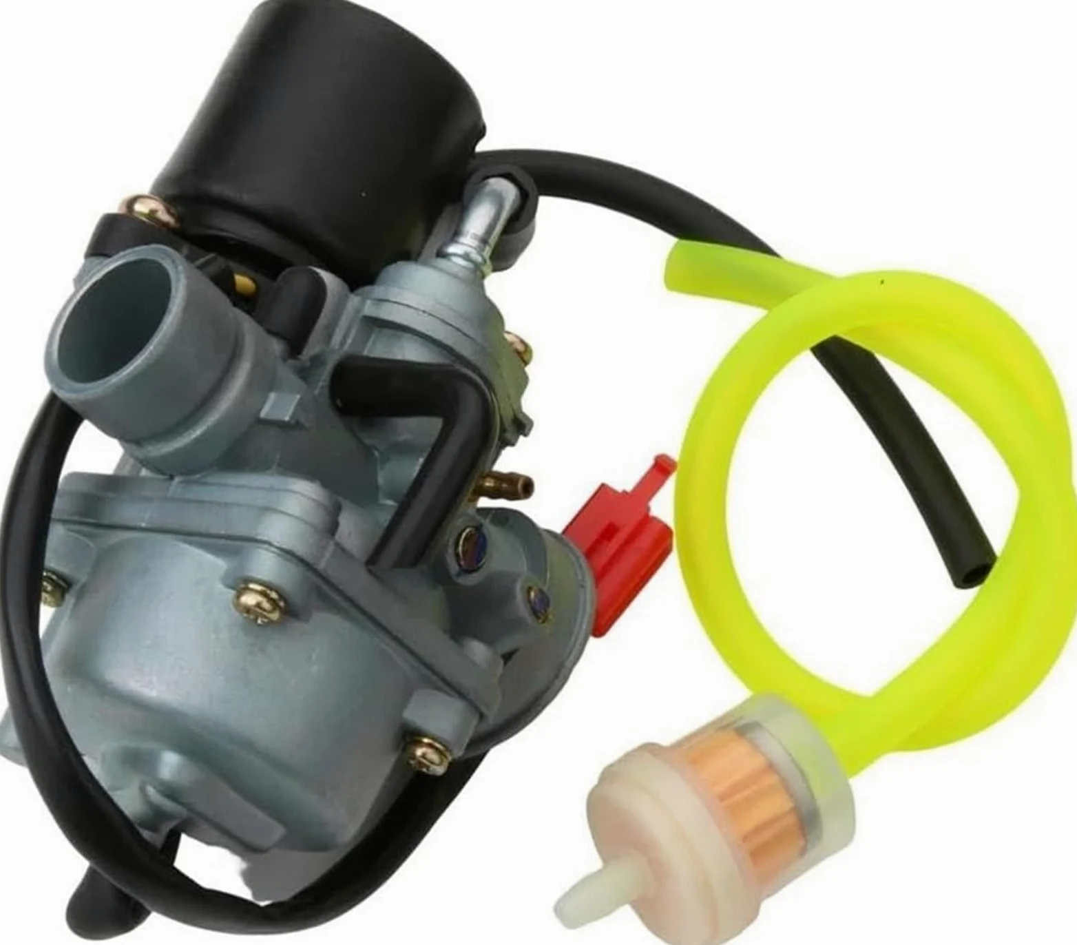 Genérico Carburador desbrozadora Piezas de Motor Carburador para Peugeot 50 Ciclomotor para Scooter 19 mm