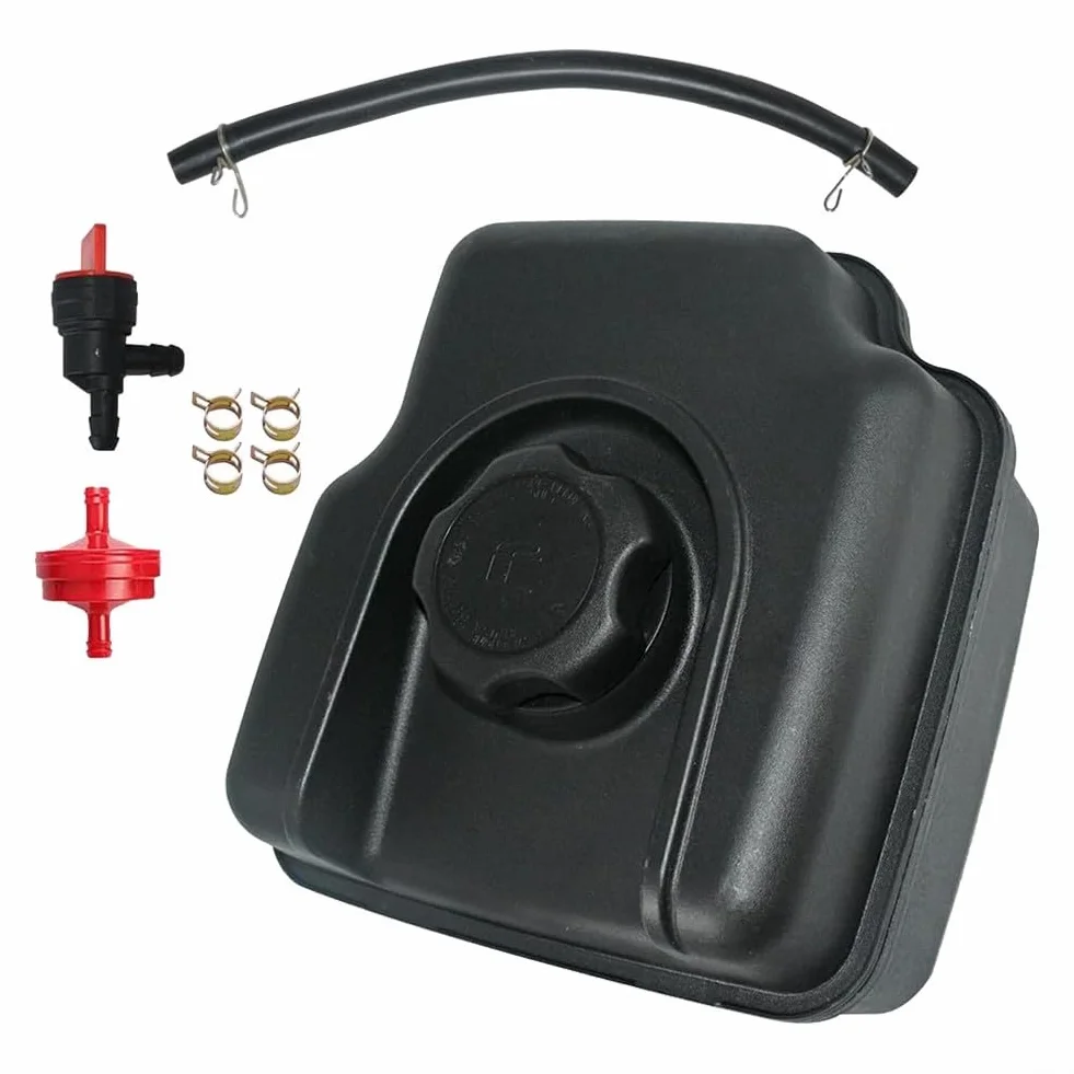Kit de tanque de combustible para motor soplador de nieve con cubierta compatible con 694260 698110 695736 695728 697779 699885 listo para usar