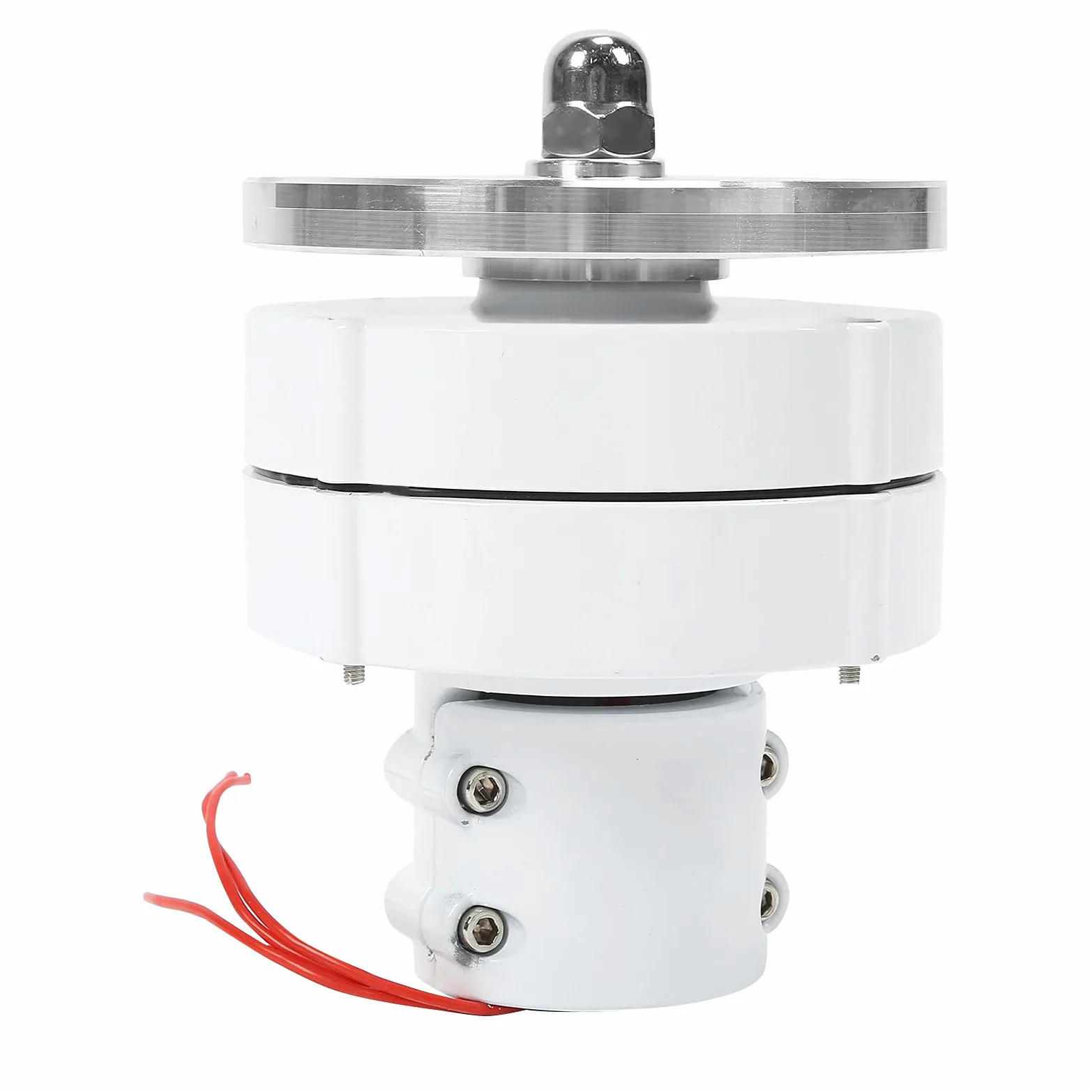 DT-HL Generador de Turbina Eólica con Forma de Calabaza Blanca de 600 W, 4 Palas, Generador de Energía Eólica de Alta Eficiencia para Uso Doméstico y Exterior (12V)