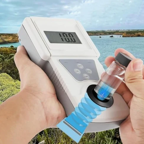 Turbidímetro portátil para pruebas precisas de calidad del agua en agua potable, piscinas, laboratorios y elaboración de cerveza