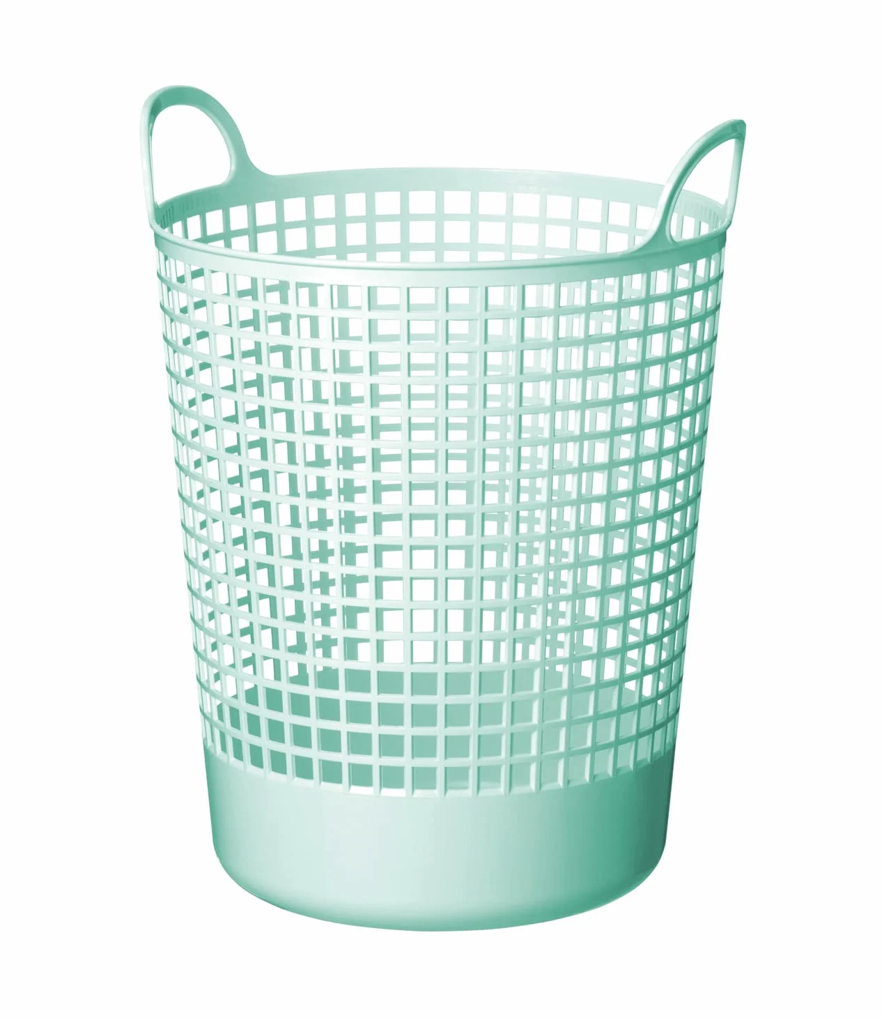 Like-it │SCB-10 │ Cesta elegante y versátil. Textura resistente pero flexible. Uso diario dentro o fuera. Piscina y playa, picnic o campamento. 41 x 38 x 52 cm, azul menta, 10.30 galones