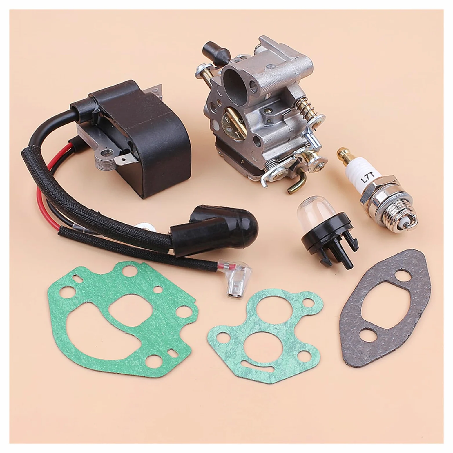 1 Juego de módulo de bobina de encendido de carburador, Kit magnético apto for H 240 236 235, piezas de motosierra for Zama C1T-W33 Carb