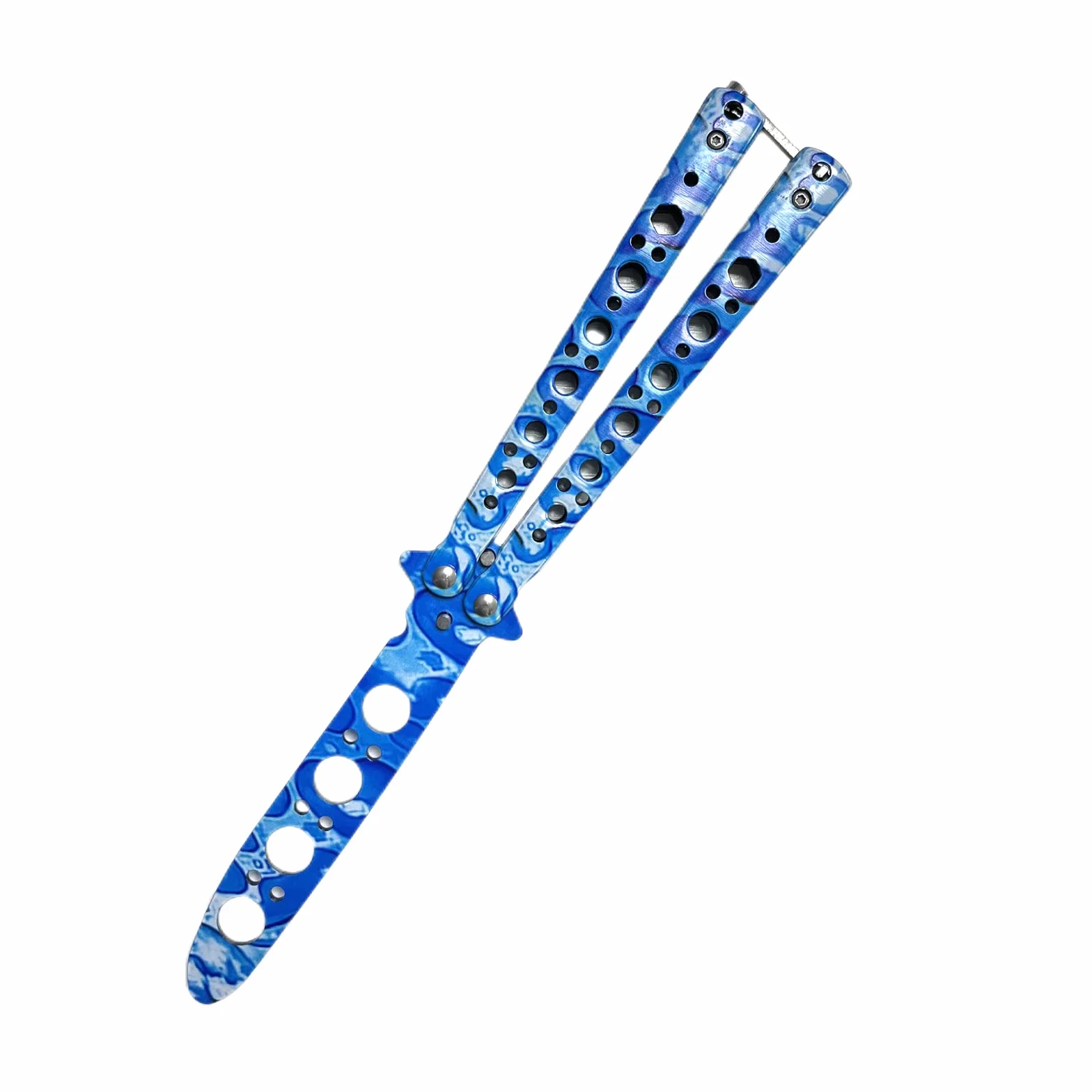 Cuchillo de entrenamiento de mariposas sin afilar para principiantes