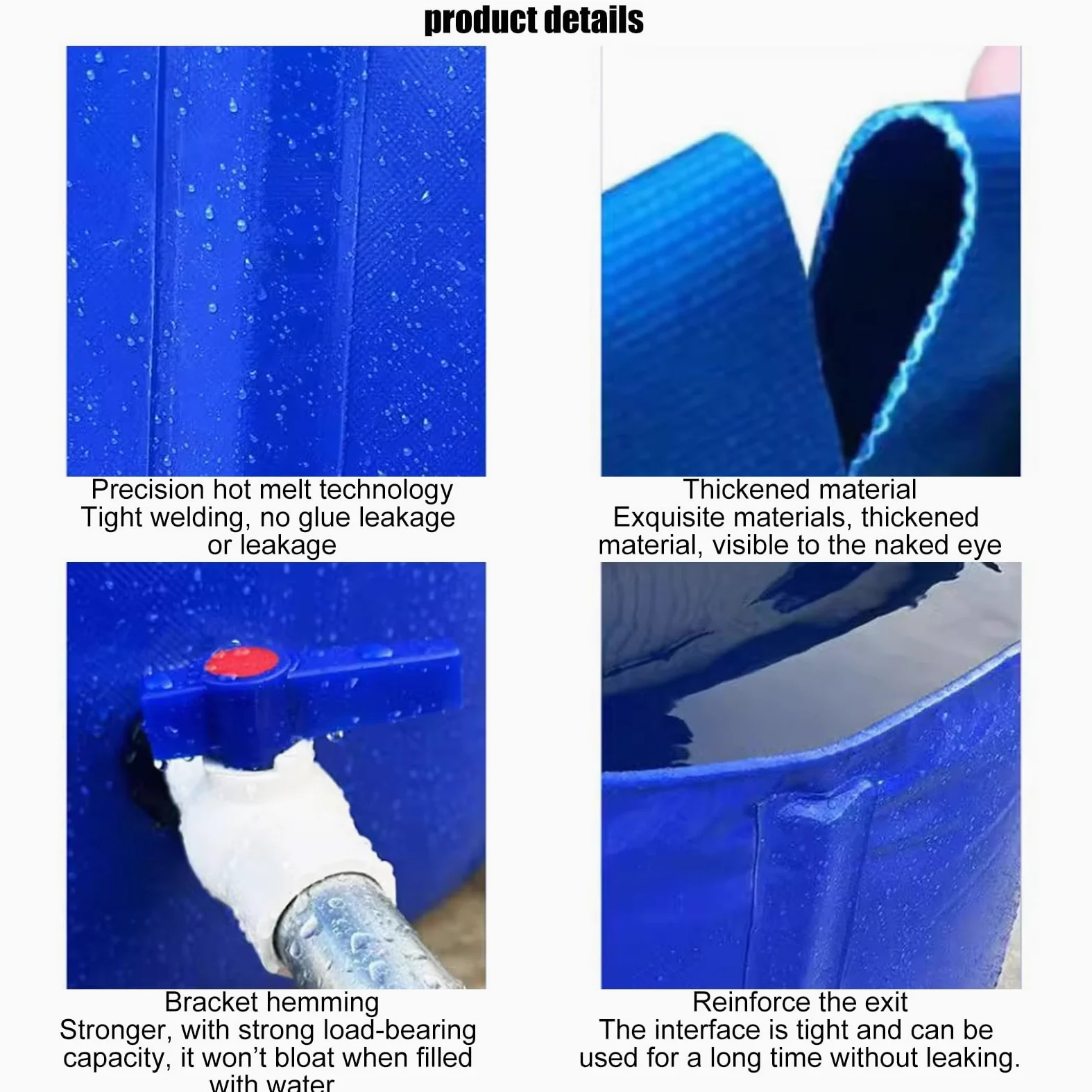 Barril de lluvia plegable portátil con espiga de filtro, sistema de recogida de agua de lluvia de 160 L para captación de agua de bajante
