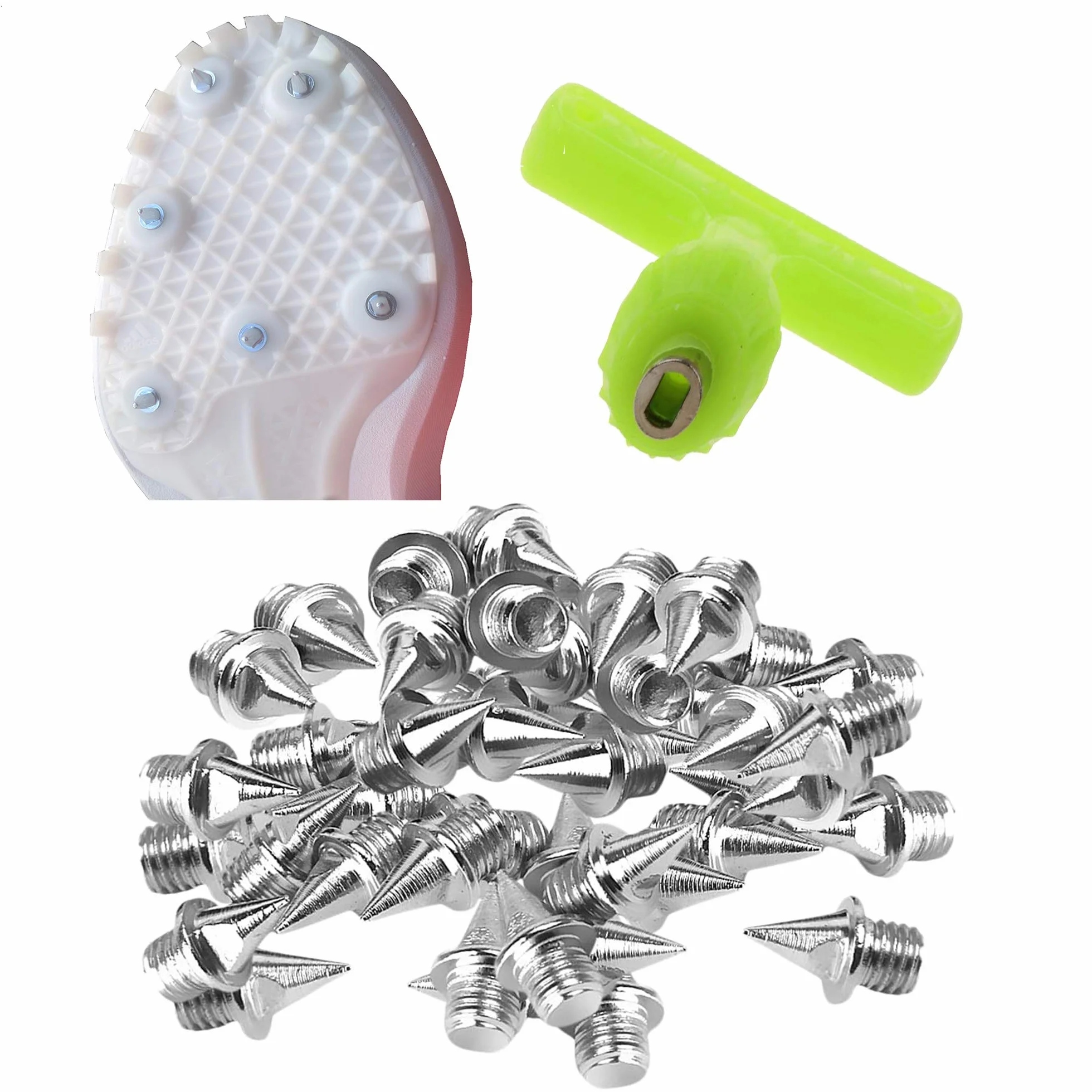 Clavos de 7mm para Atletismo en Pista | Pinchos universales con Llave incluida