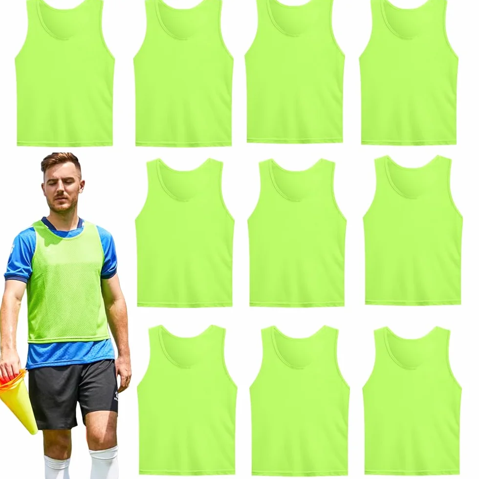 Petos de Fútbol XL 70x62cm para Adulto y Jóvenes, Altura 170-200cm
