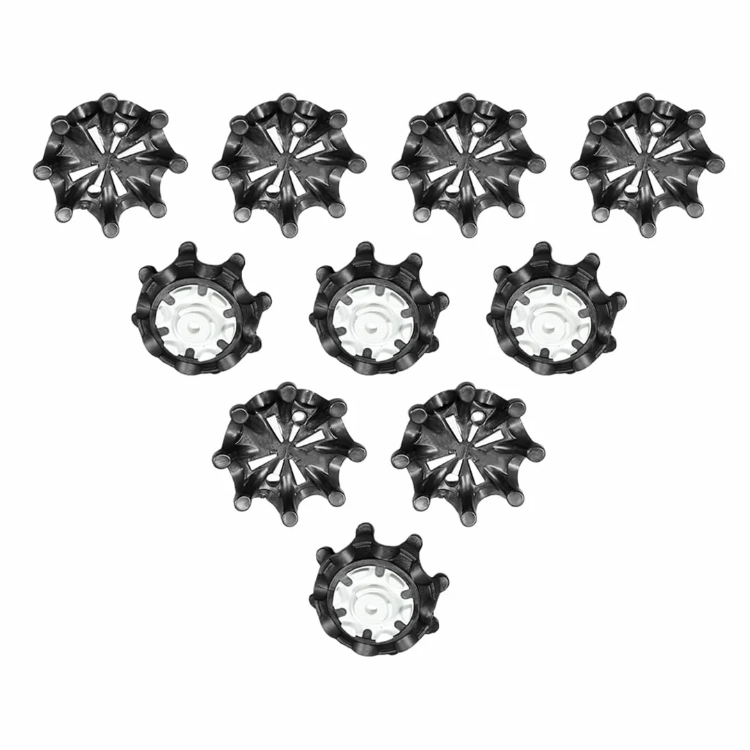 Clavos de golf, Paquete de 10 clavos antideslizantes para zapatos de golf