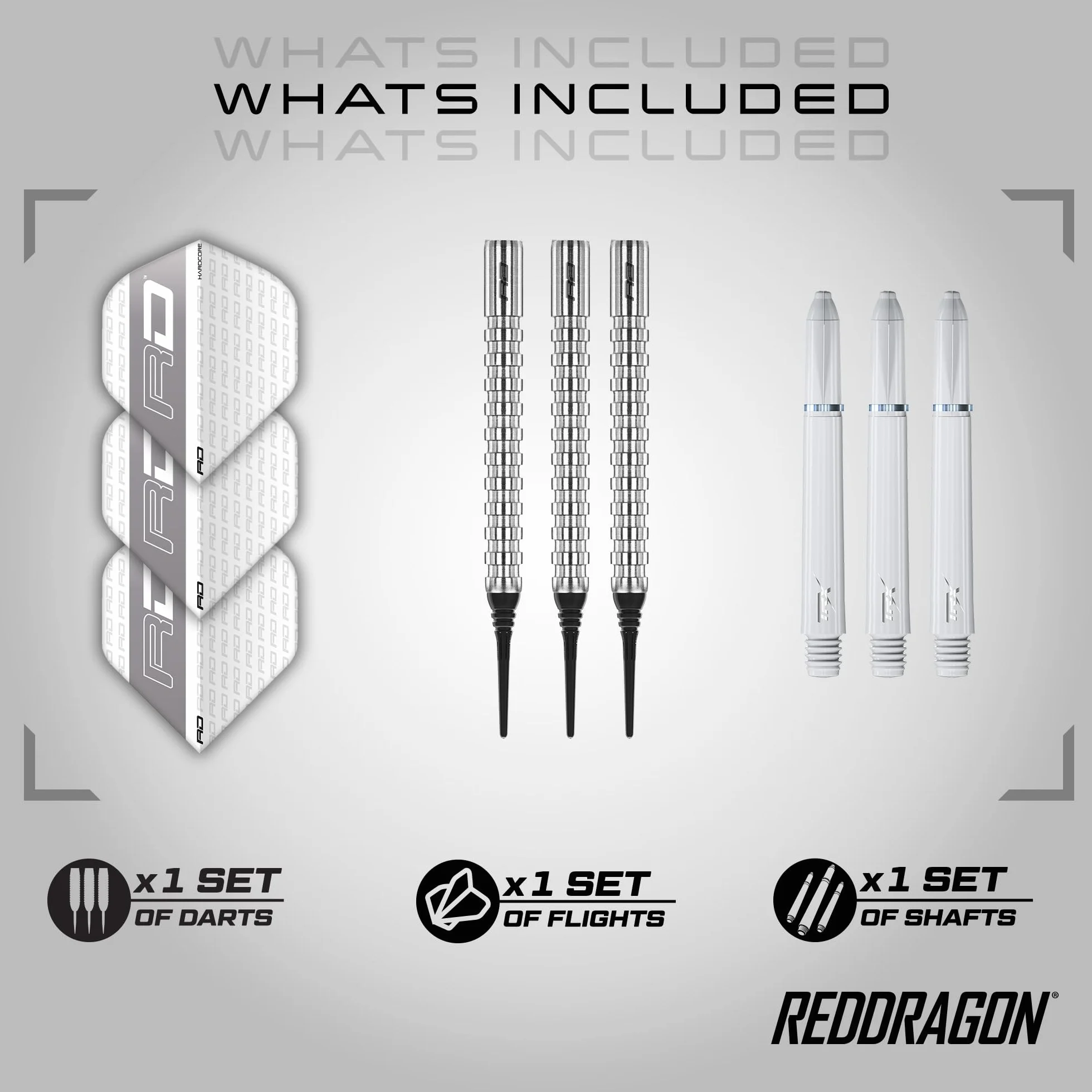 Javelin Original 18g Tungsten Darts Professional Electronic Dartboard Tips Plastic Flights Shafts