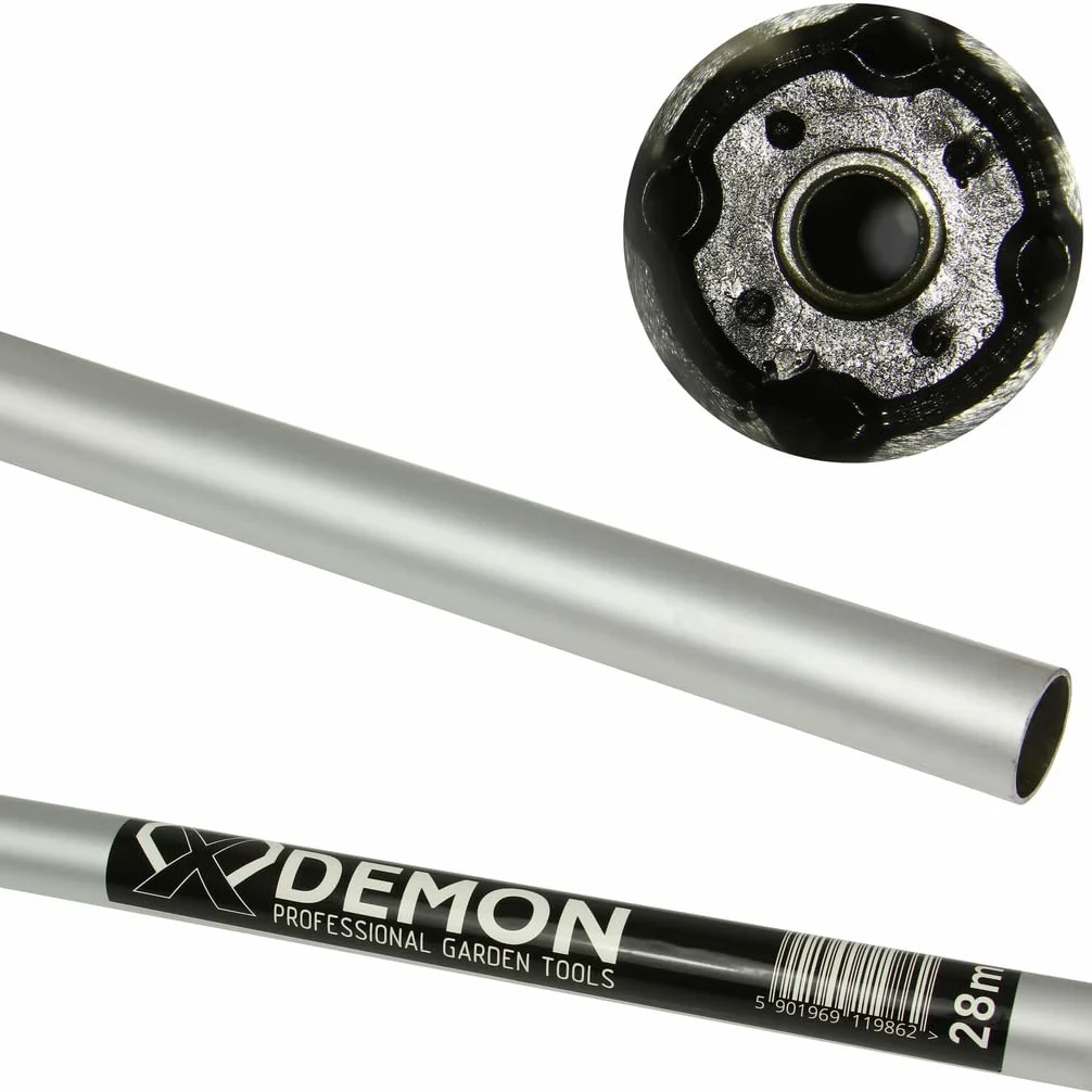 Tubo de varilla para desbrozadora | Diámetro exterior Ø28 mm | para eje de Ø8 mm | Longitud 150 cm | Pieza de repuesto