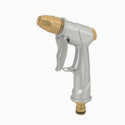 Pistola rociadora de agua de metal de alta presión Lavadora de autos Limpiador Manguera de jardín Pistola de agua Rociador Pistola de agua de espuma Apta para el jardín Pistola de agua de alta presió