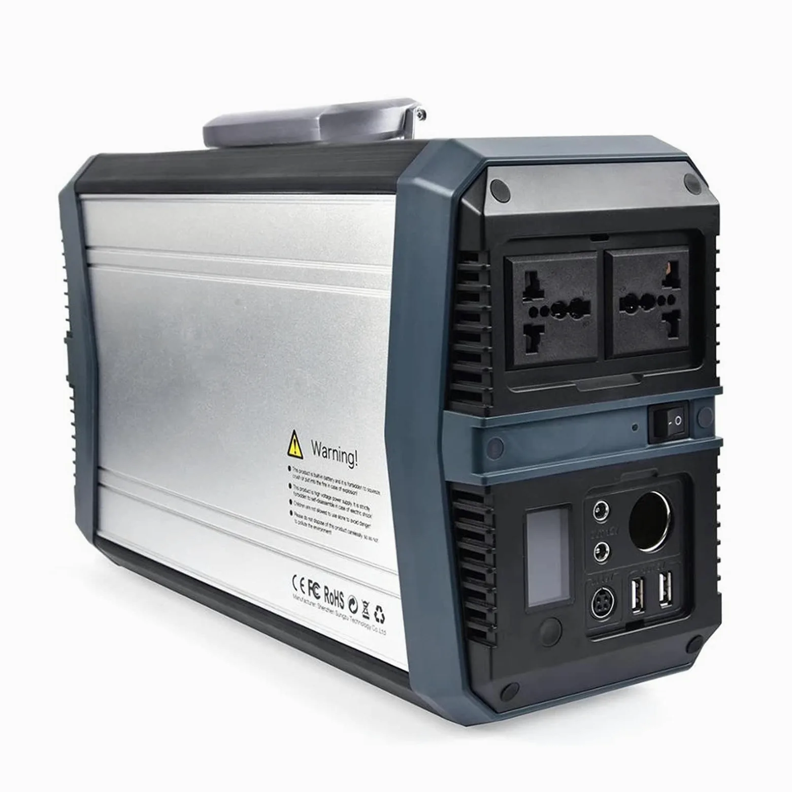 TIM-LI Estación De Energía Portátil De 500Wh 145600 Mah/Batería De Litio De Respaldo para Camping, Viaje, Autocaravana, Apagones, Emergencia