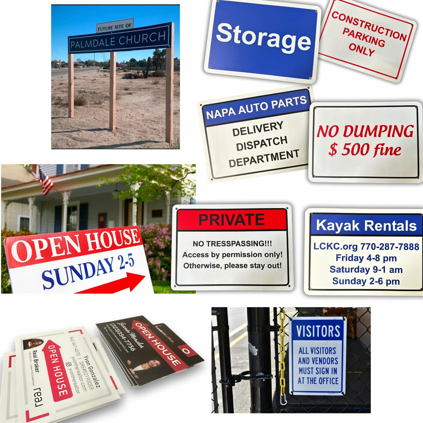 Letreros personalizados de metal al aire libre para decoración del hogar, oficina, negocios, letreros personalizados, puerta, porche, entrega. Letreros para uso exterior o interior. Nuestros carteles