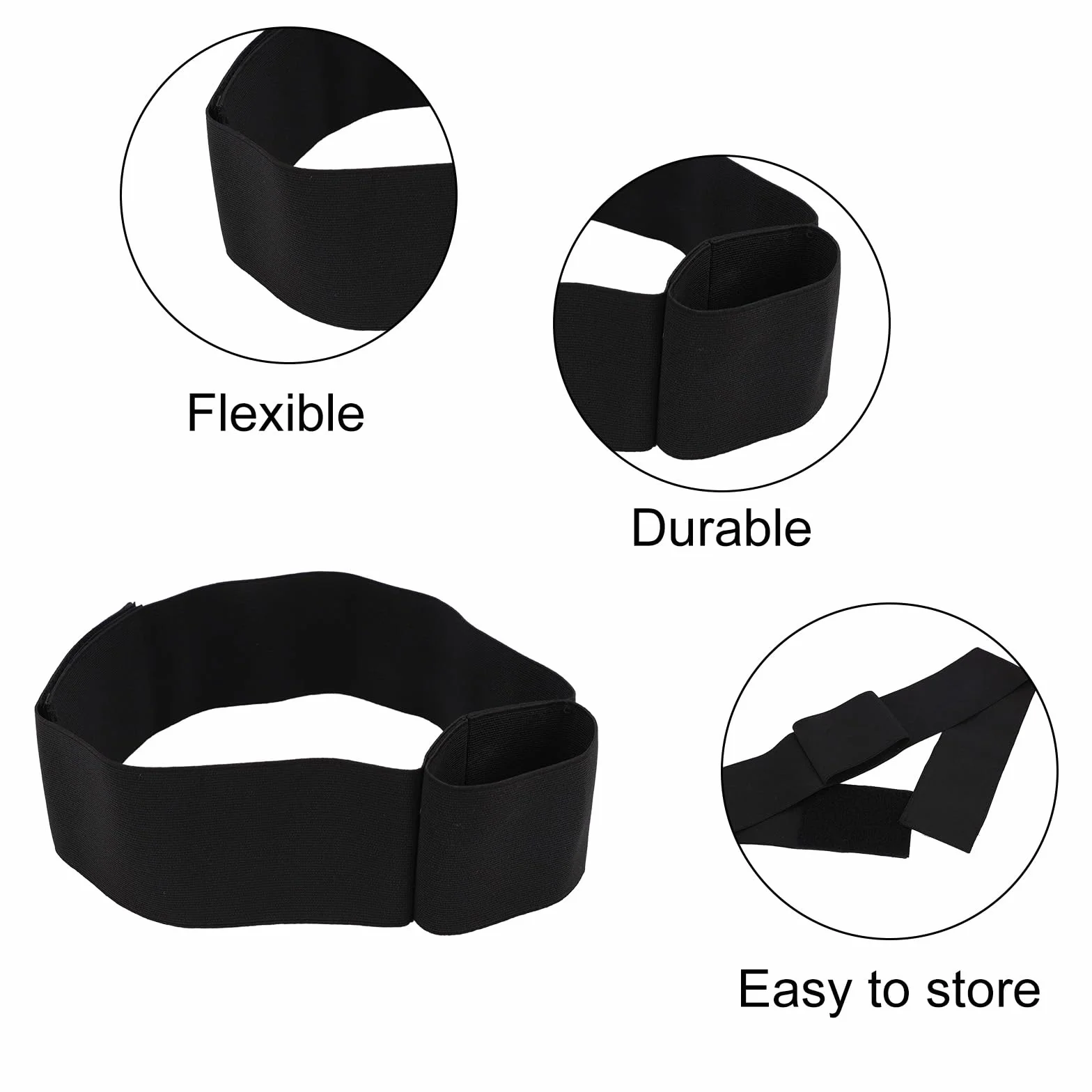 Swing Golf Trainer Brazo Flexible Corrección Postura Plano Swing Principiantes Hombres Mujeres Negro